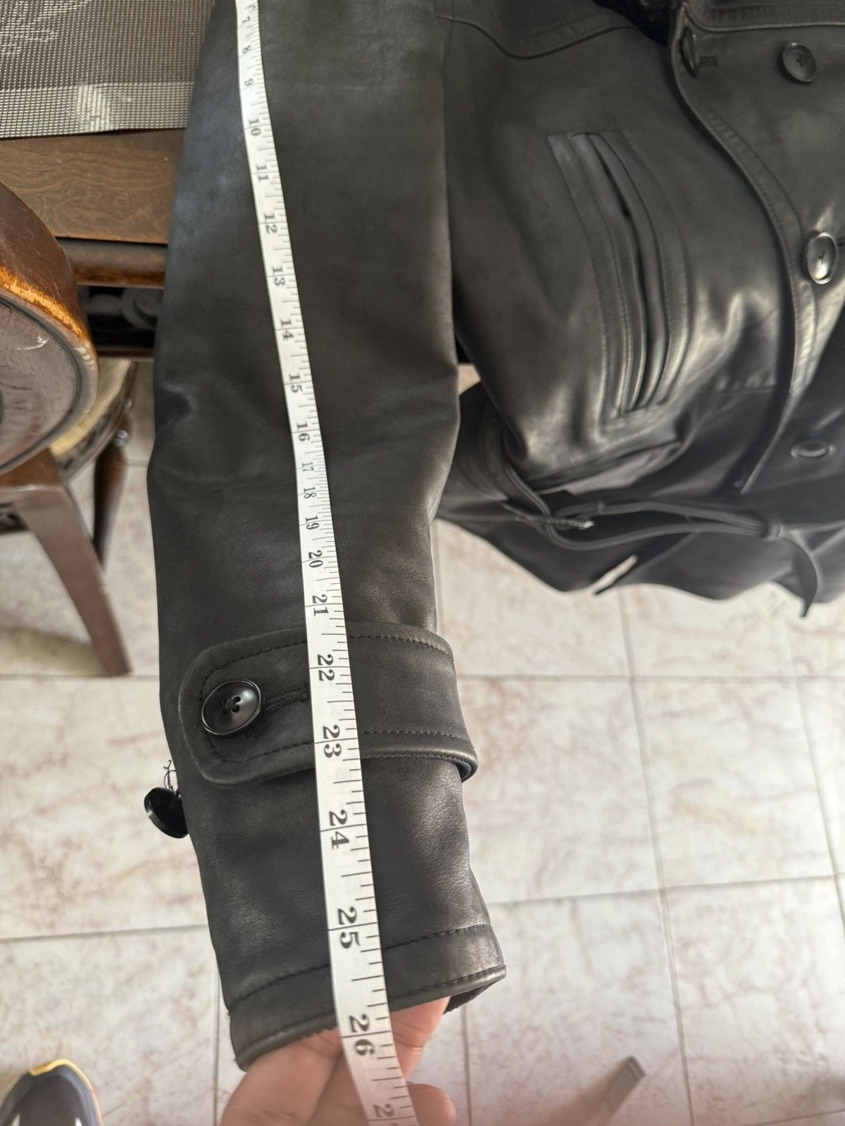 Banana Republic Banana Republic Shawl Collar cowhide leather Jacket Black S Size US S / EU 44-46 / 1 - 17 Thumbnail