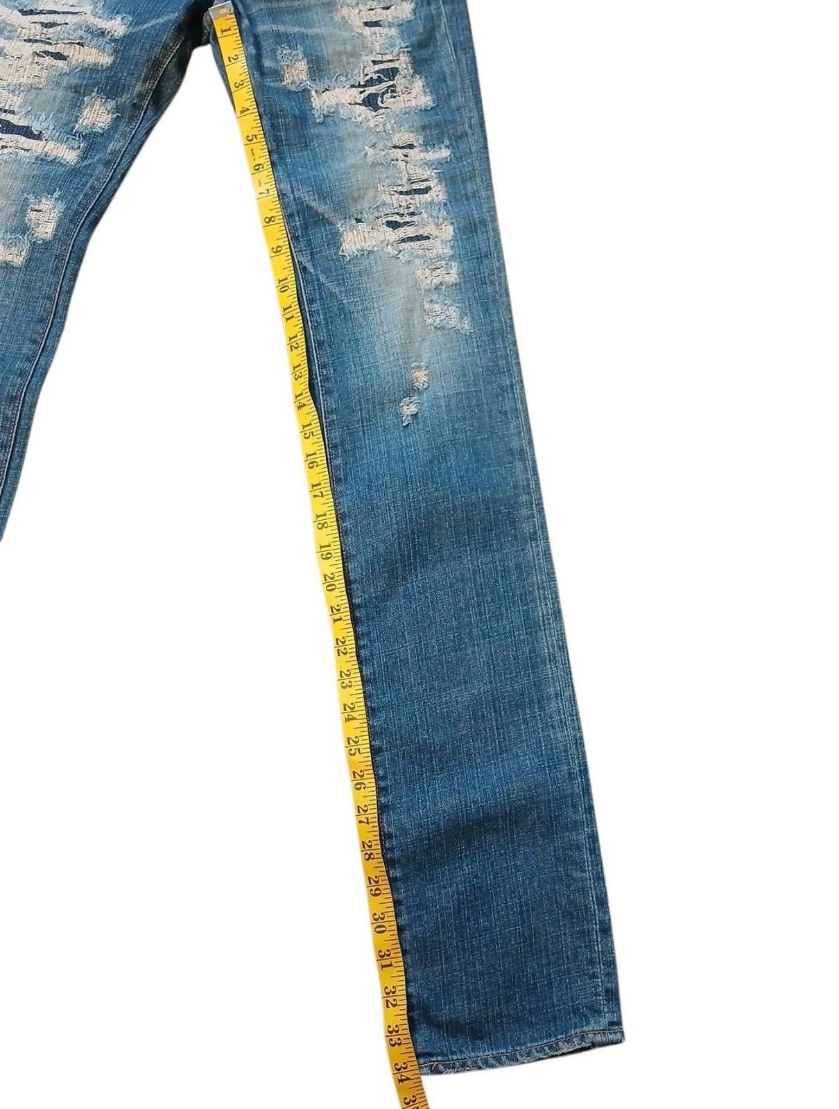 Prps PRPS JAPAN 24x34 Purple Selvedge Distressed Denim Jeans NWOT Size US 26 / EU 42 - 7 Thumbnail
