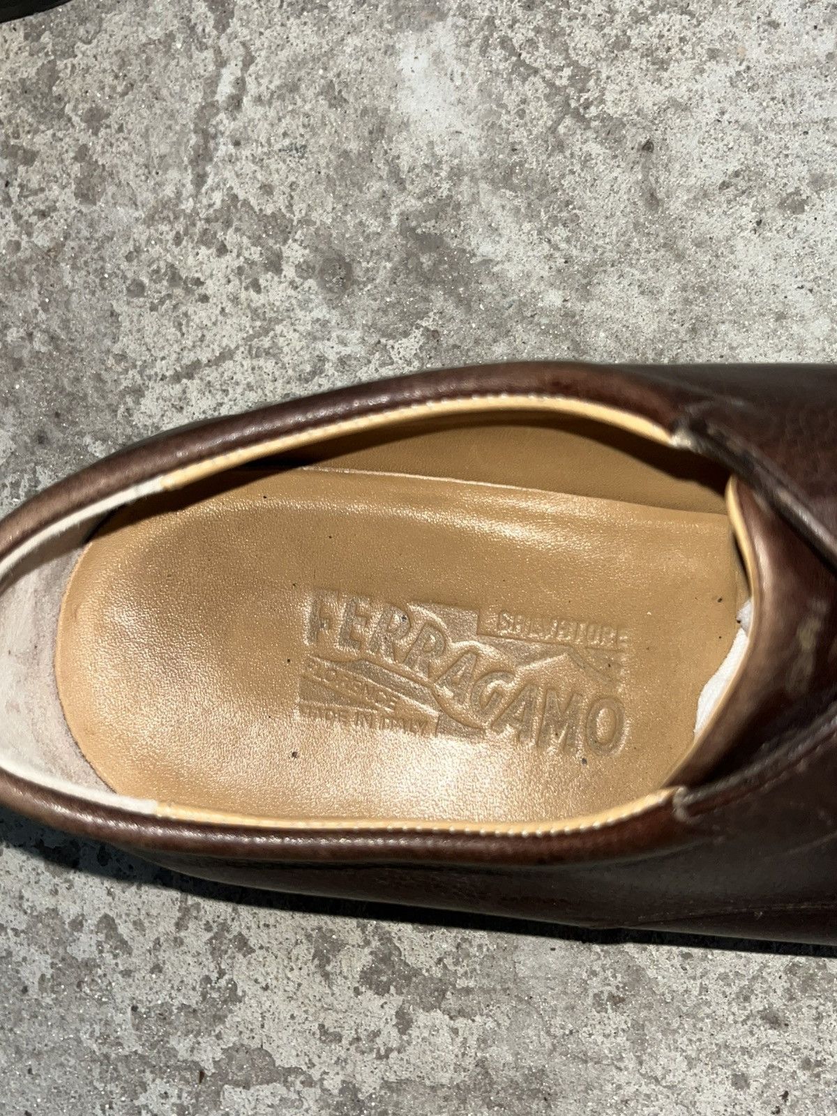 Salvatore Ferragamo Salvatore Ferragamo Lace Up Oxfords Leather Dress Shoes Size US 9 / EU 42 - 6 Thumbnail