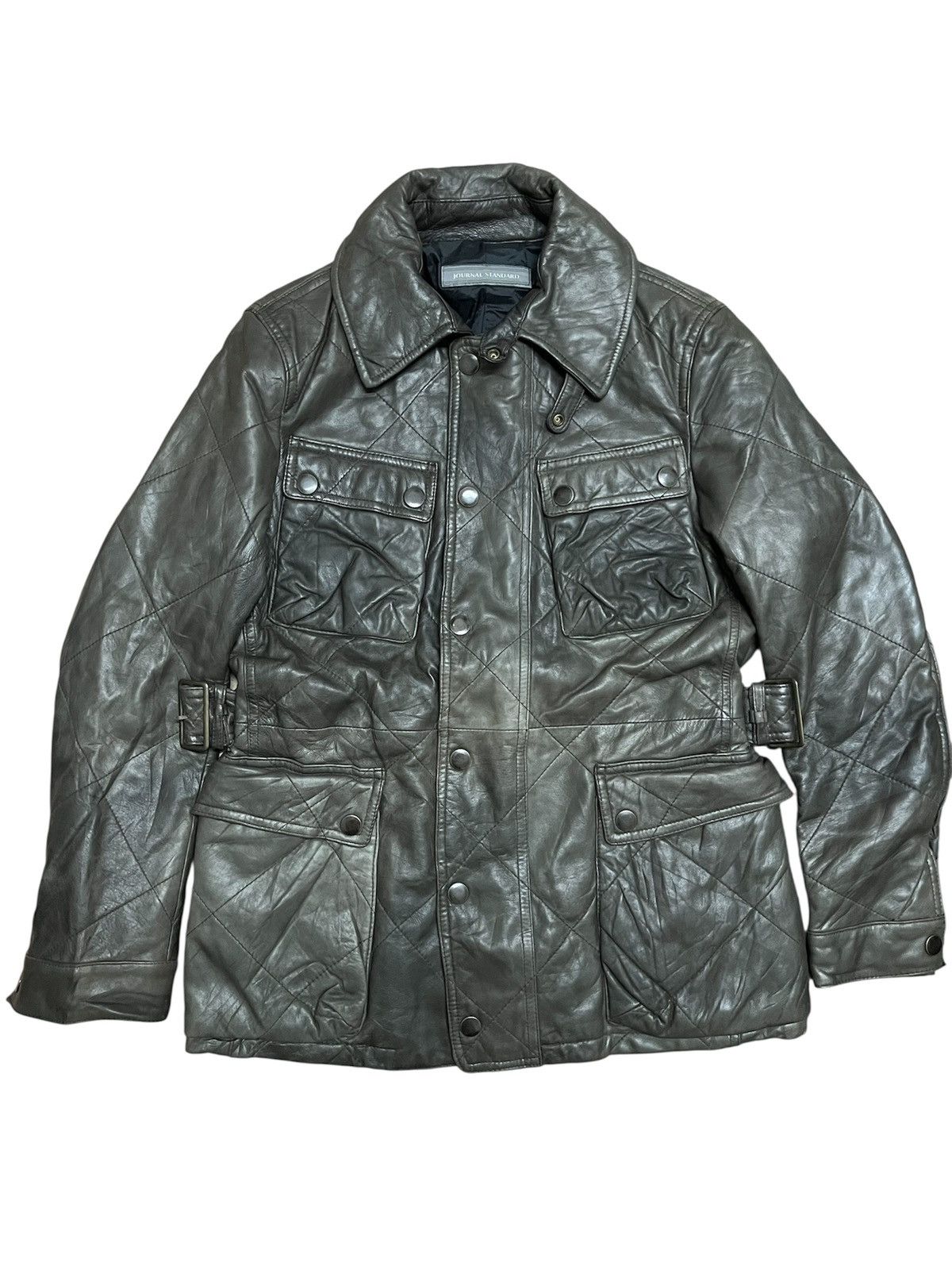 Journal Standard 💥MEGA RARE💥JOURNAL STANDARD COWSKIN MULTIPOCKETED BIKERS Size US M / EU 48-50 / 2 - 1 Thumbnail