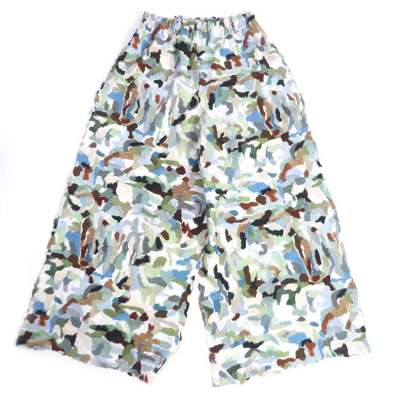 Issey Miyake Issey Miyake size:2 Oil painting texture pleated wide-leg Size US 29 - 2 Thumbnail
