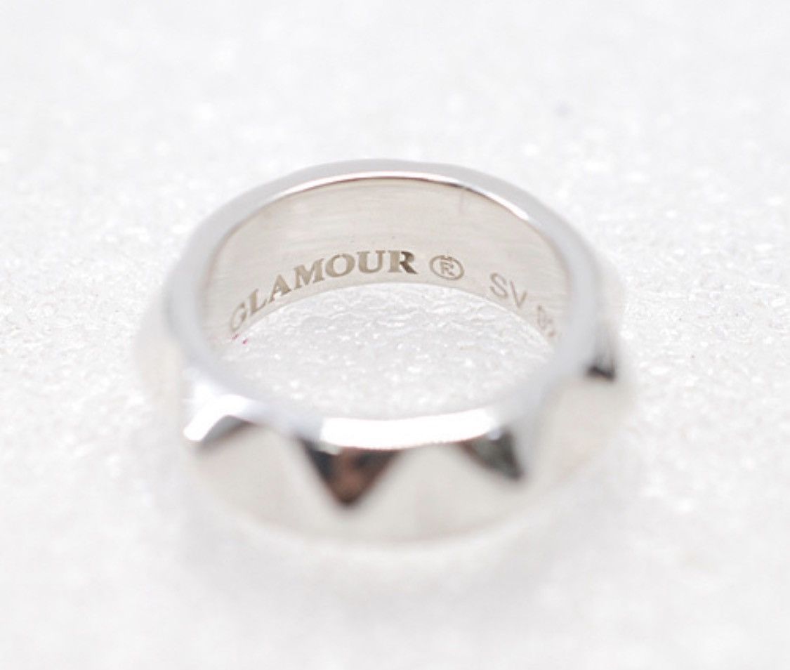 Hysteric Glamour Hysteric Glamour Studded Silver Ring US5 Size ONE SIZE - 1 Thumbnail
