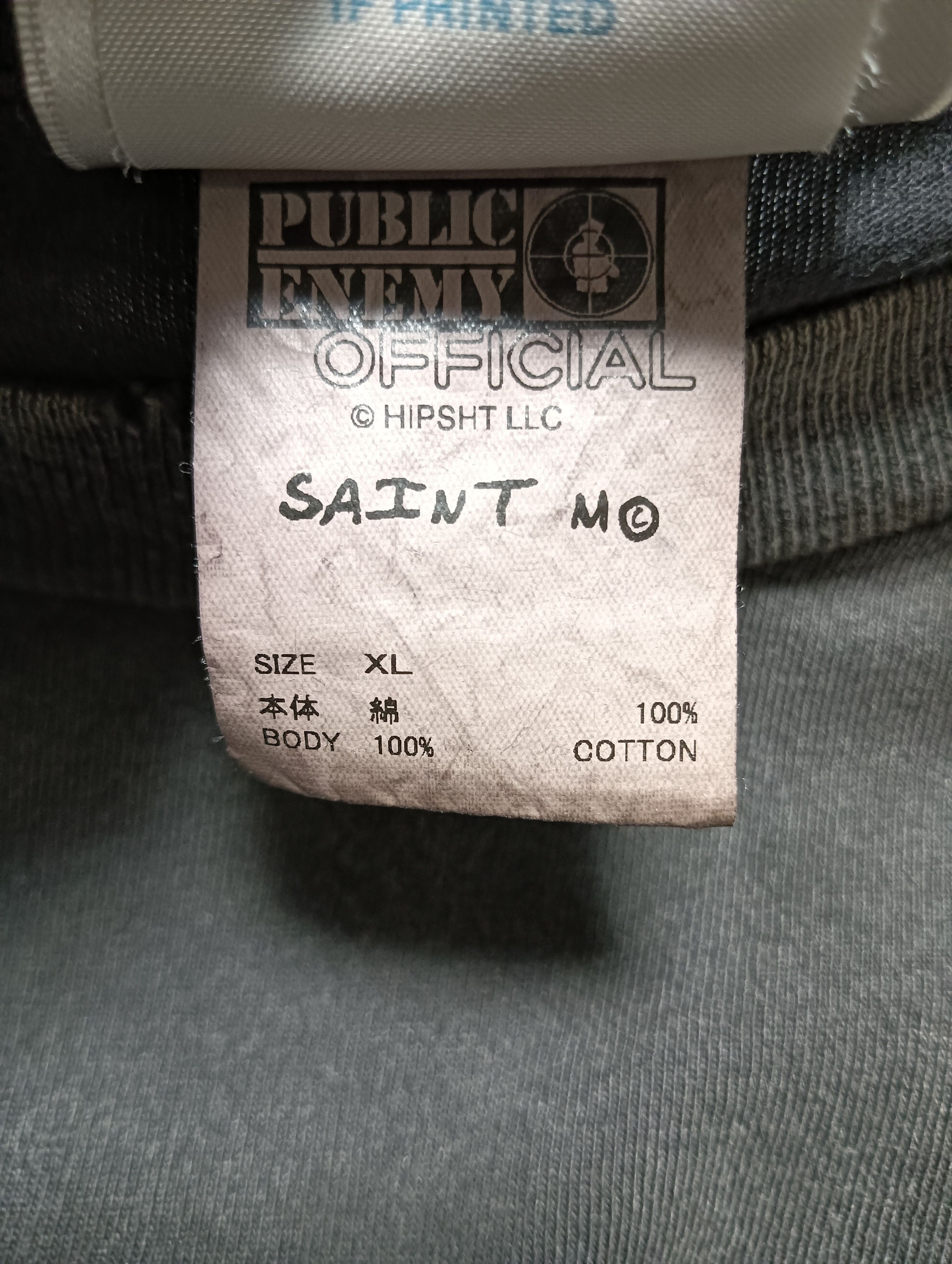 Public Enemy × Saint Michael Enemy Tee Size US XL / EU 56 / 4 - 6 Thumbnail