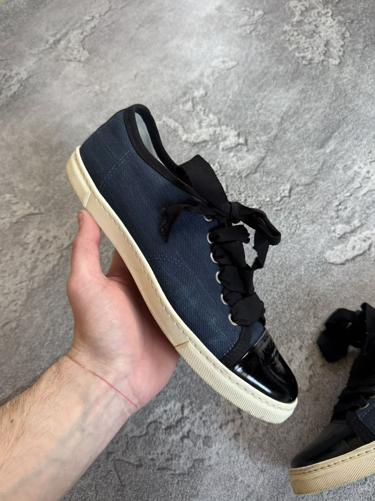 Lanvin Lanvin 40size casual luxury low top sneakers shoes Size US 7 / EU 40 - 4 Thumbnail
