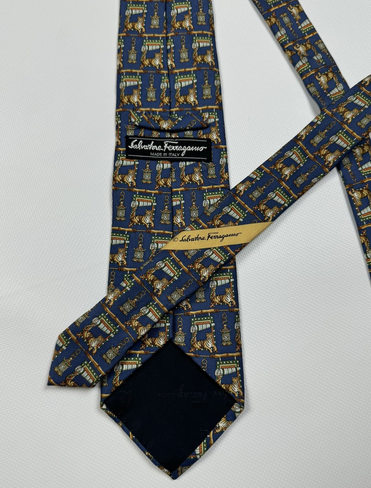 Salvatore Ferragamo Salvatore Ferragamo Tie Silk Size ONE SIZE - 7 Thumbnail