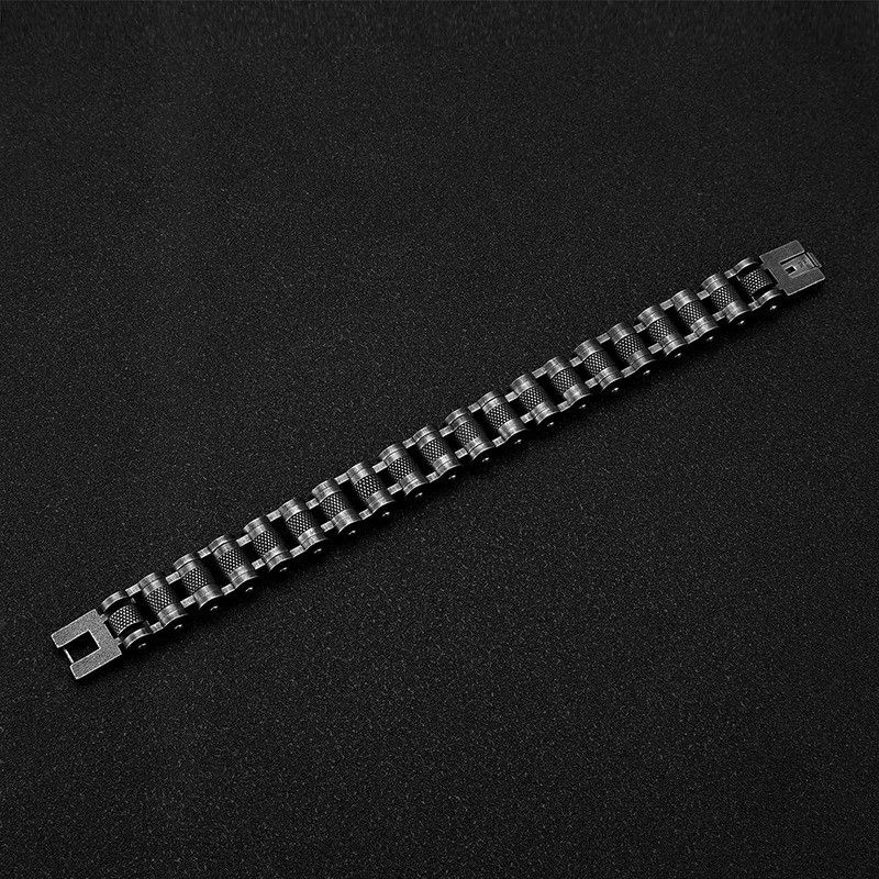 Other Biker Chain Link Bracelet Stainless Steel Punk Gift For Him Size ONE SIZE - 5 Thumbnail