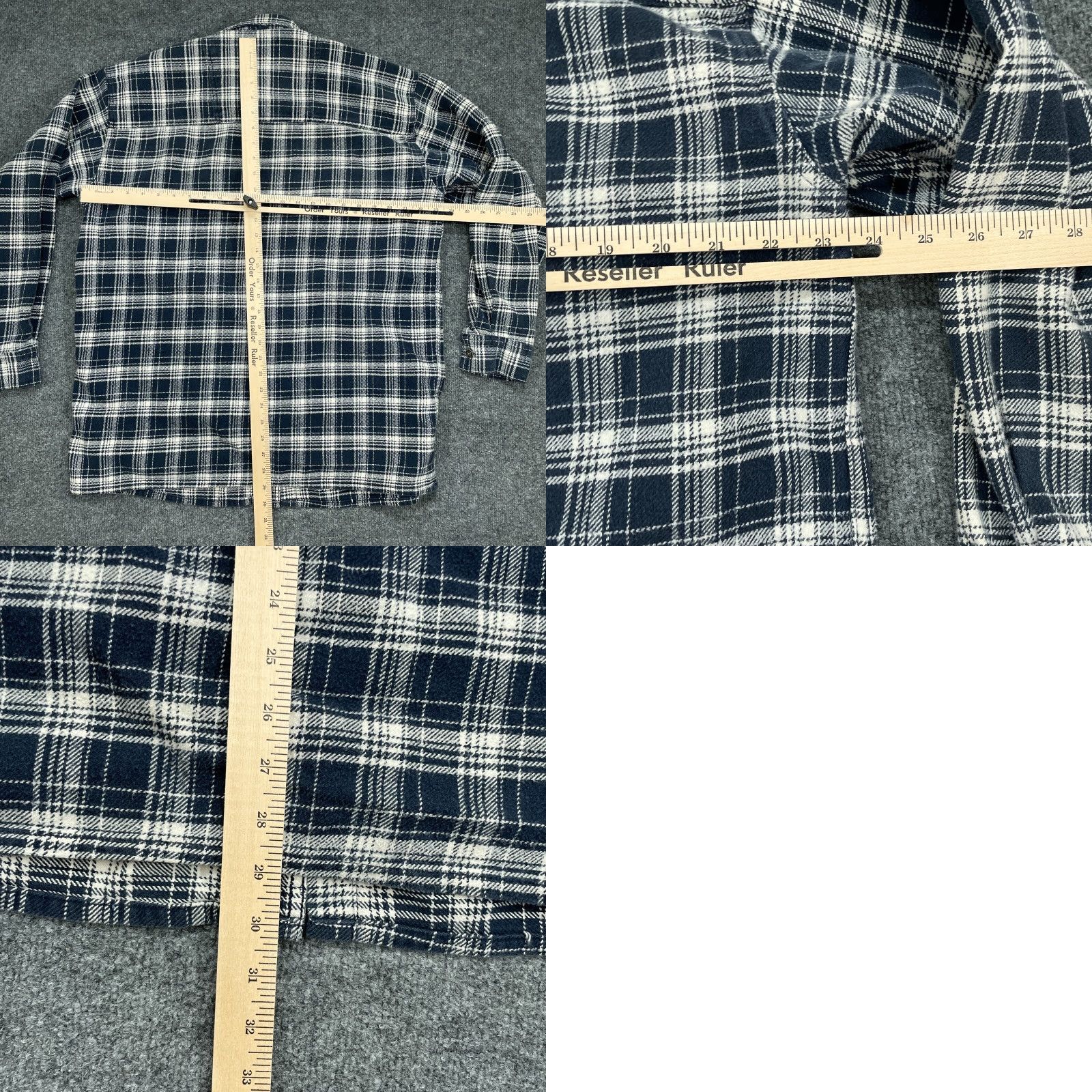 Levi's VINTAGE Levi's Shirt Mens L Blue Flannel Long Sleeve Heavyweight 90s Button-Up Size US L / EU 52-54 / 3 - 8 Thumbnail