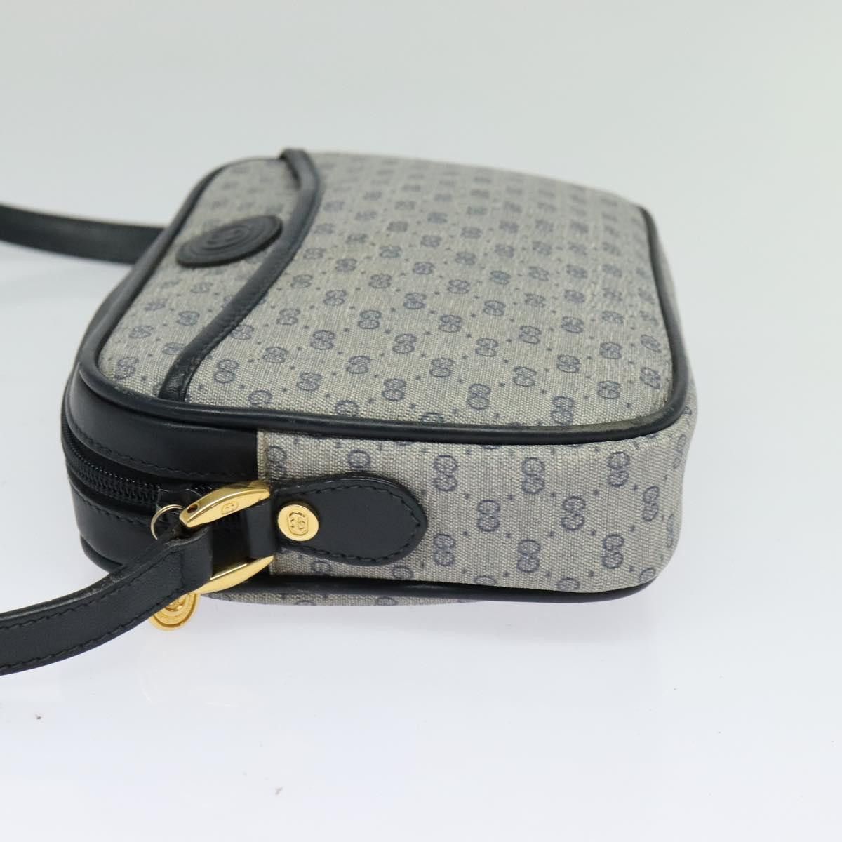 Gucci GUCCI Micro GG Supreme Shoulder Bag Pvc Navy Gold 007 904 Size ONE SIZE - 4 Thumbnail