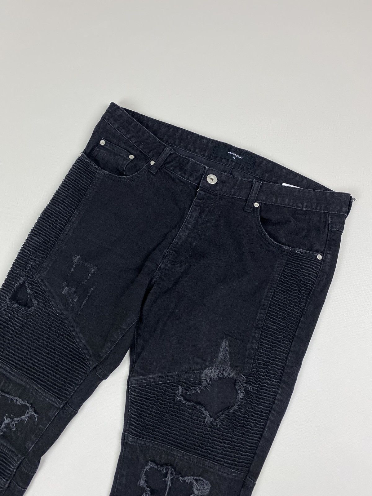 Represent Clo. Represent Skinny Biker Denim Size US 36 / EU 52 - 4 Thumbnail