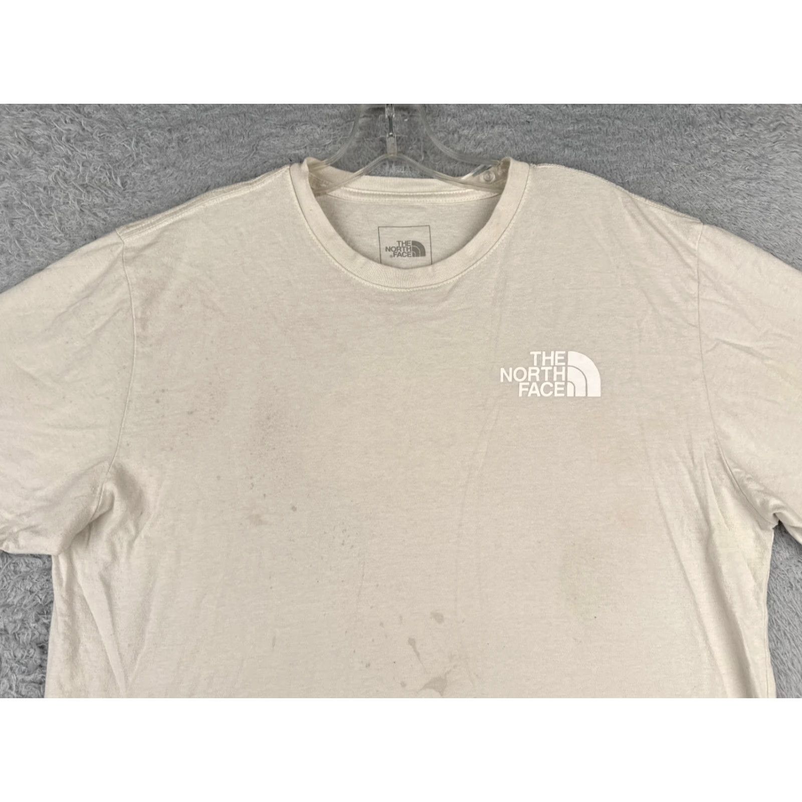 The North Face The North Face Men's Shirt Large White Short Sleeve Crew Neck Logo T-Shirt 100% Cotton Outdoor Size US L / EU 52-54 / 3 - 4 Thumbnail