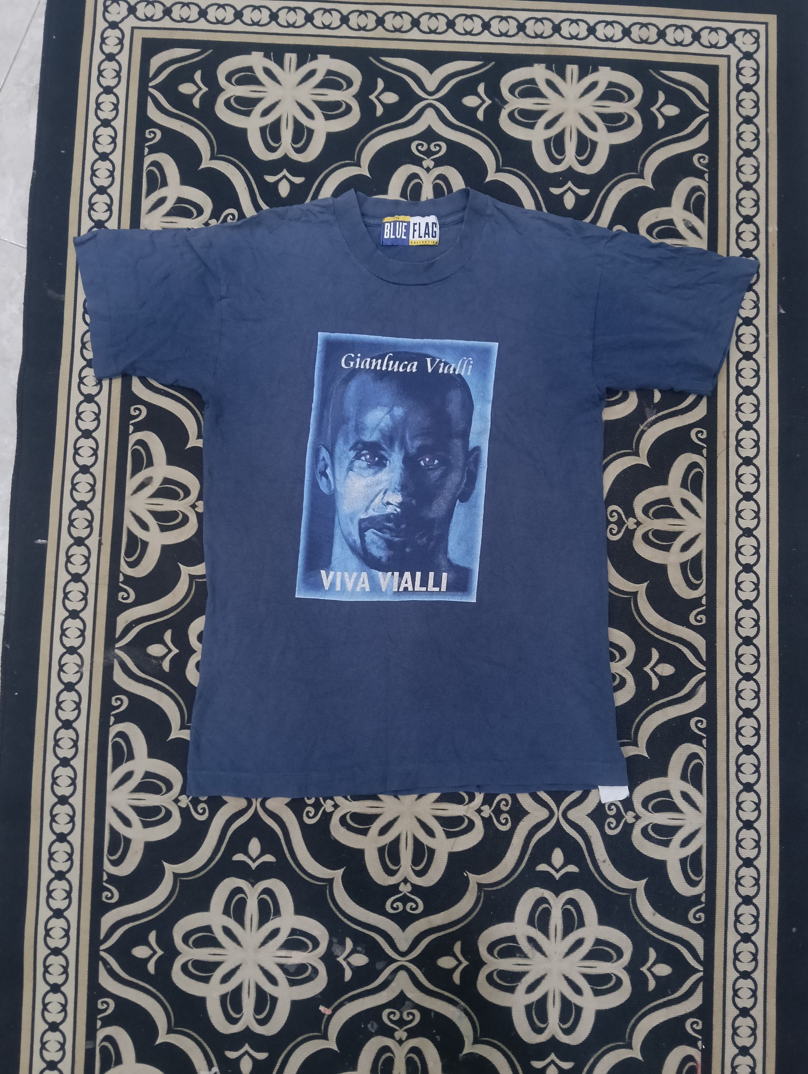 Rap Tees Rare Vintage Gianluca Vialli Tshirt Size US M / EU 48-50 / 2 - 2 Thumbnail