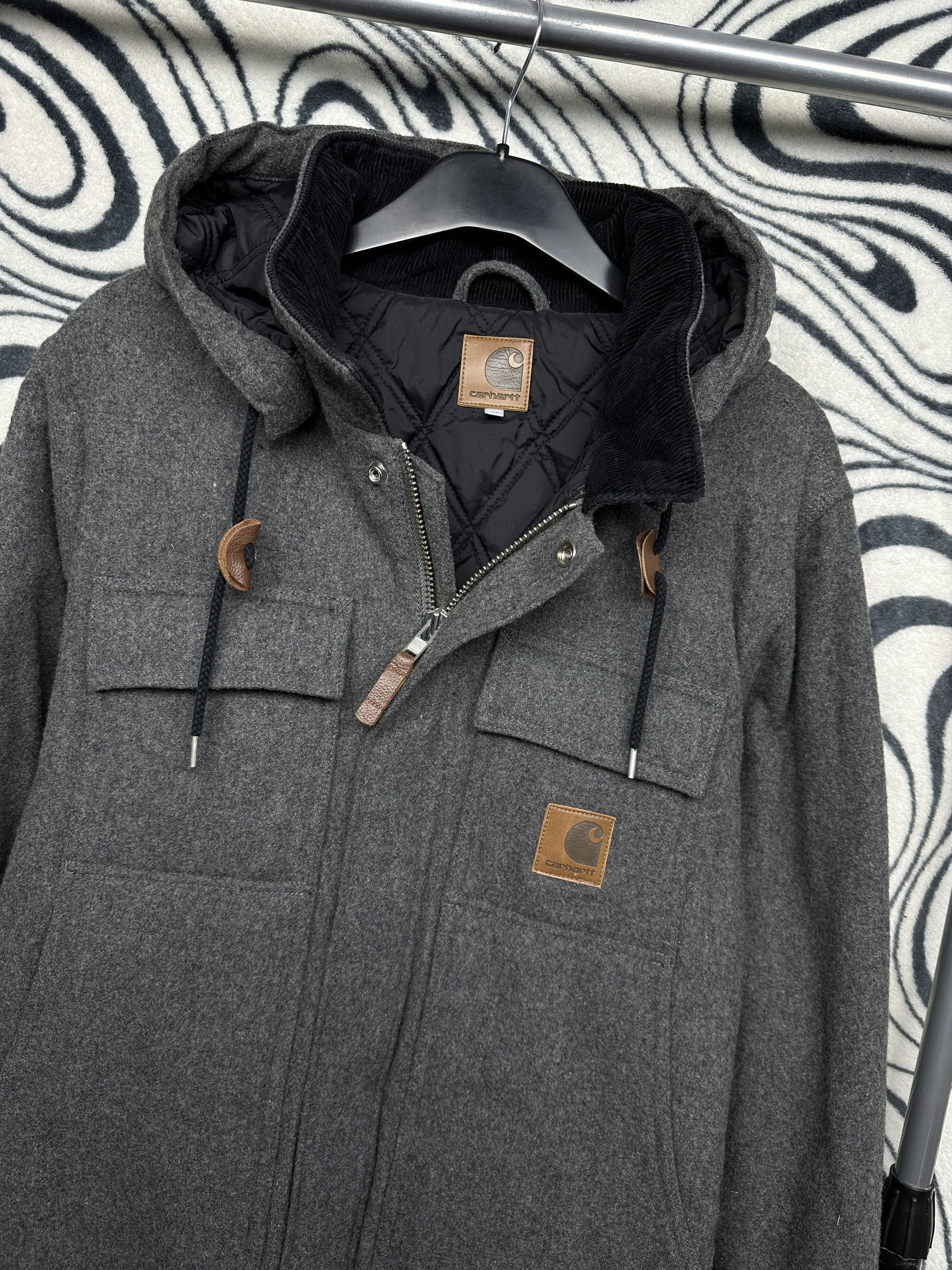 Carhartt Carhartt Mens Wool Arctic Coat Jacket Size US L / EU 52-54 / 3 - 2 Thumbnail