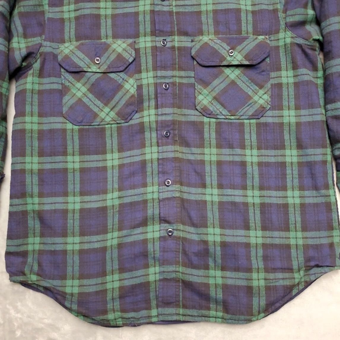 Vintage VINTAGE LL Bean Shirt Mens Large Blackwatch Plaid Thinsulate Flannel Shacket Made in USA Size US L / EU 52-54 / 3 - 2 Thumbnail