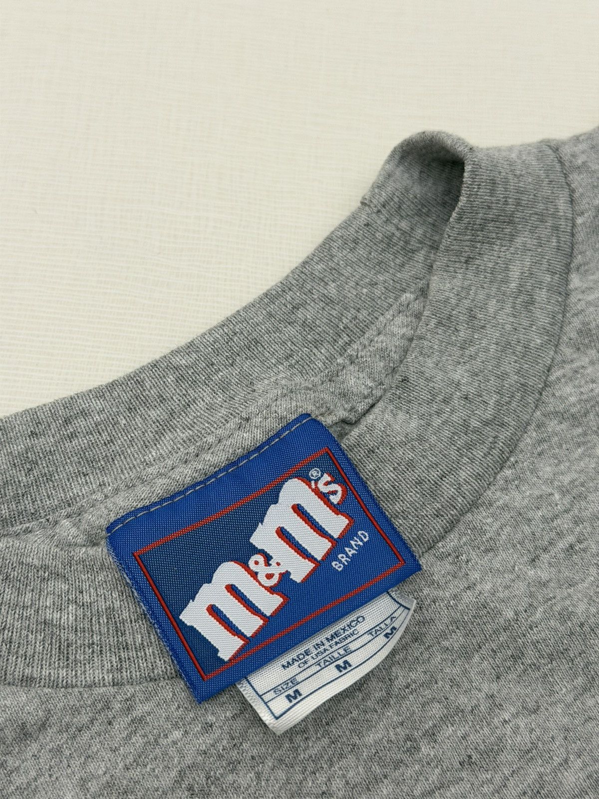 Vintage Vtg 2008 M&M Humor Tee Funny Joke Official Licensed Gray M Size US M / EU 48-50 / 2 - 4 Thumbnail