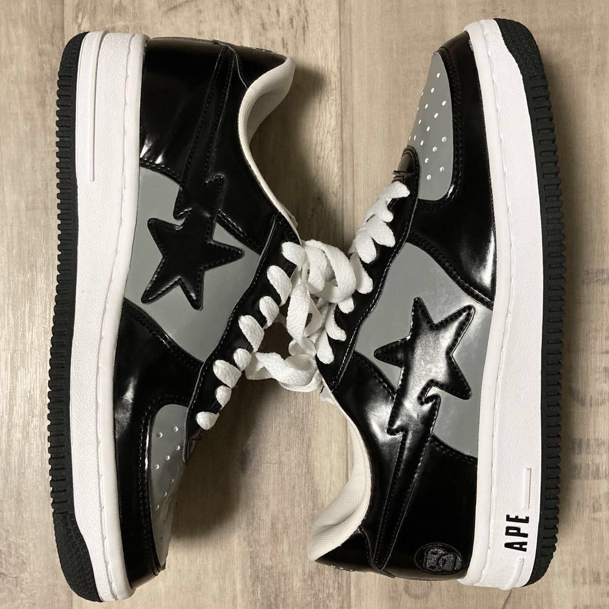 Bape × Nigo BAPESTA patent leather sneakers Golie a bathing ape BAPE STA Size US 6.5 / IT 36.5 - 2 Thumbnail