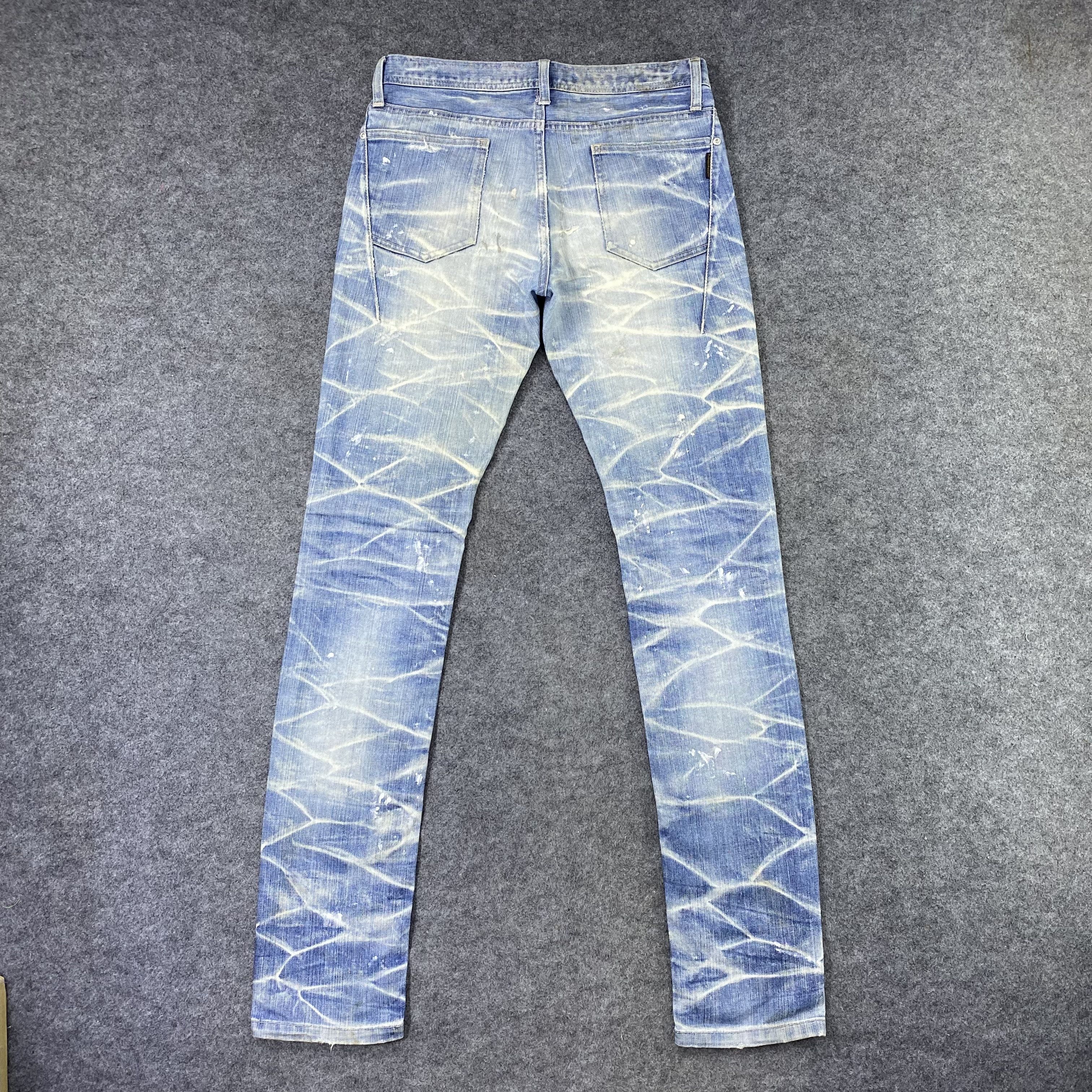 Black Barrett × Jean × Neil Barrett Black Barrett by Neil Barrett Blue Wash Jeans-J1188 Size US 32 / EU 48 - 3 Thumbnail
