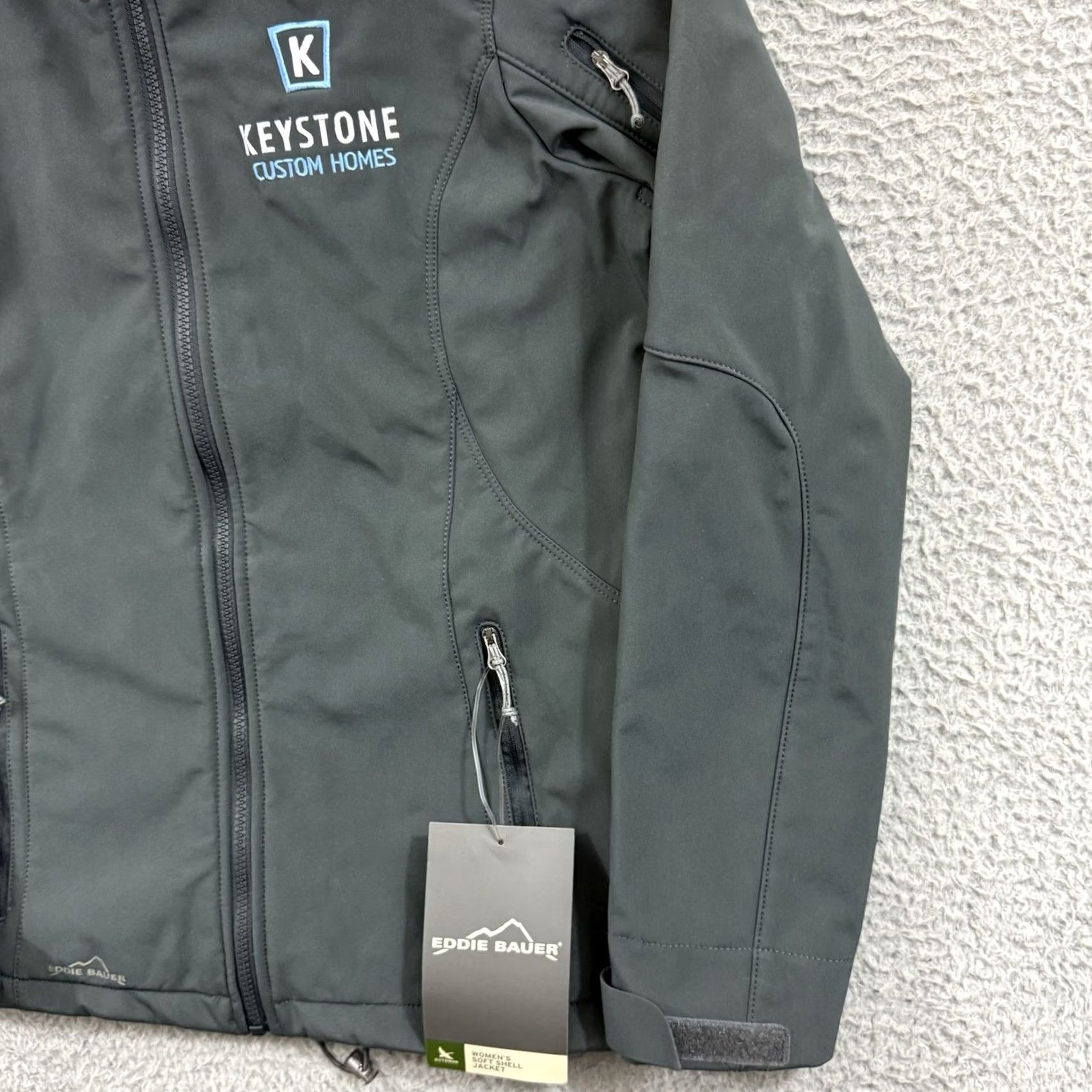 Eddie Bauer Eddie Bauer Jacket Womens Large Gray Soft Shell Fleece Casual Zip Outdoor NWT Size L / US 10 / IT 46 - 5 Thumbnail