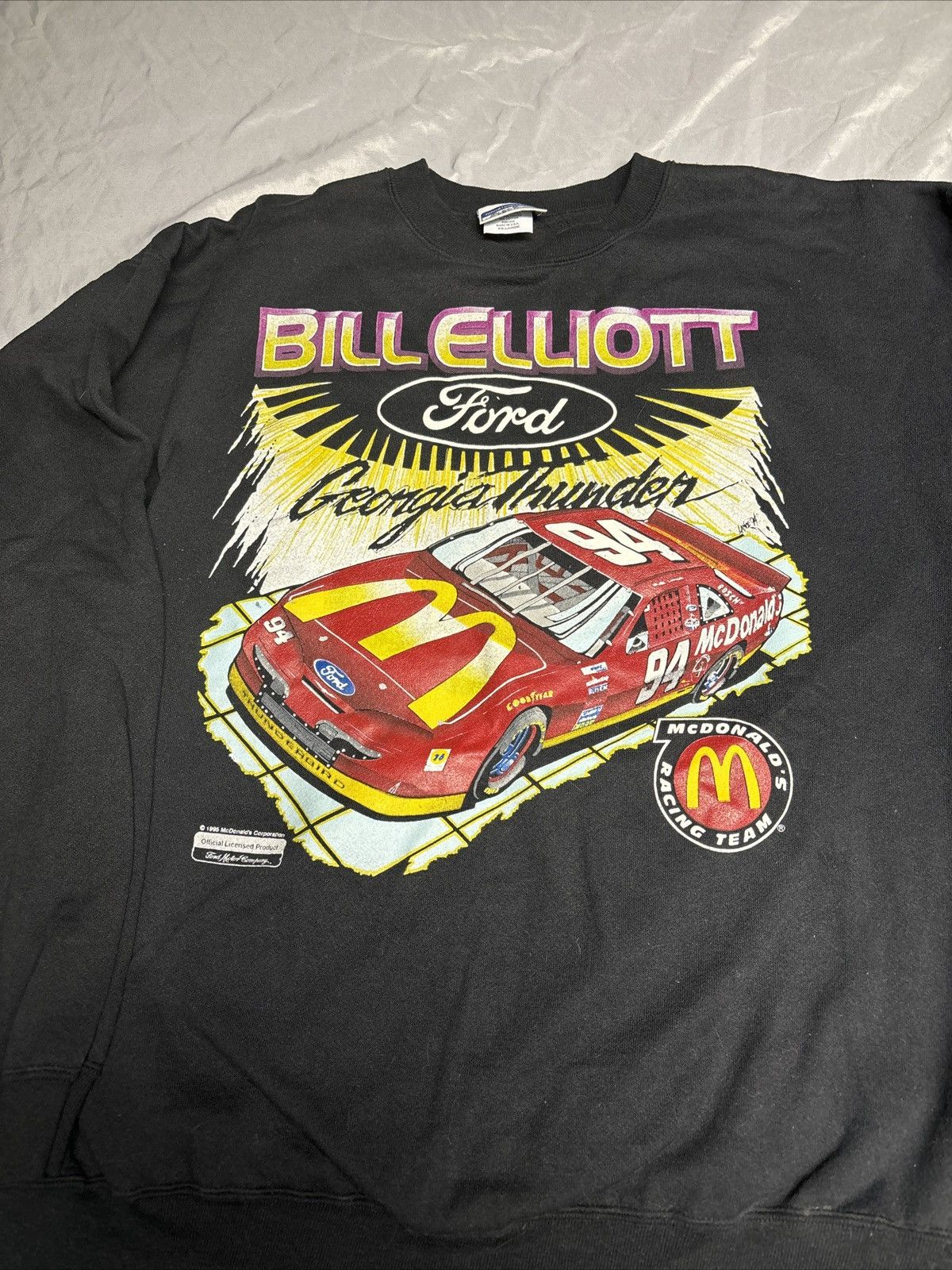 image of 1994 Bill Elliot Ford Mcdonald’S Racing Team Vintage Sweater, Men's (Size 2XL)