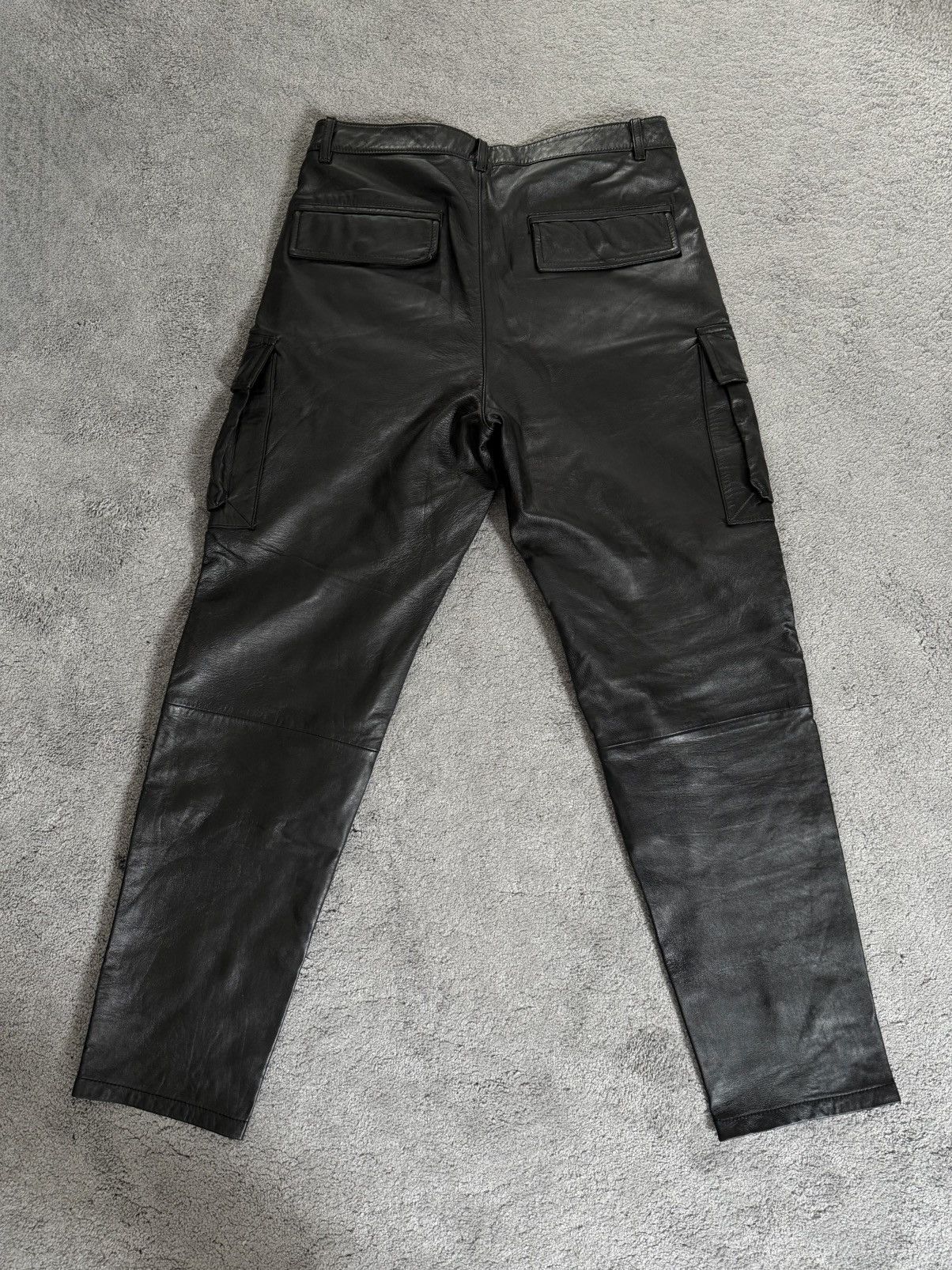 Muubaa Muubaa Straight Leg Utility Cargo Leather Trousers Size30 Size US 30 / EU 46 - 7 Thumbnail