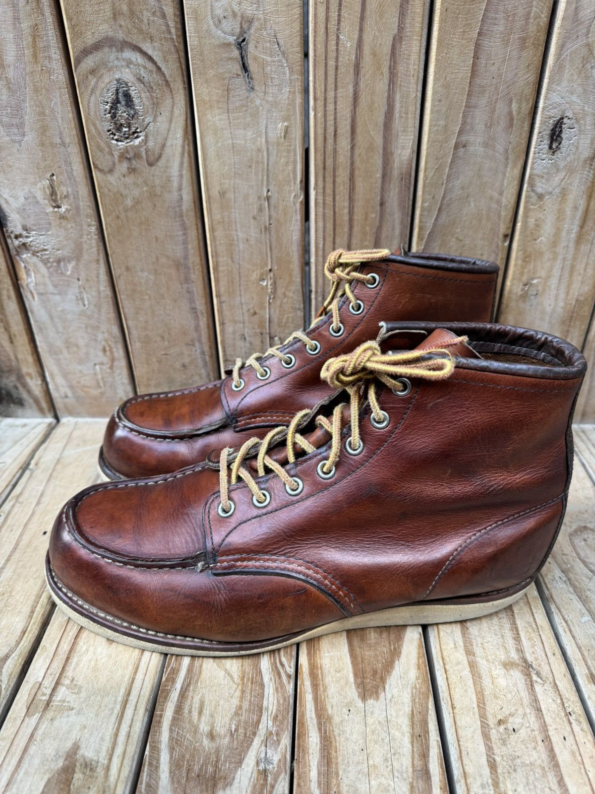Red Wing Red Wing Heritage 875 Moc Toe Brown Boots USA 9.5 E2 UK 8.5 Size US 9.5 / EU 42-43 - 15 Thumbnail