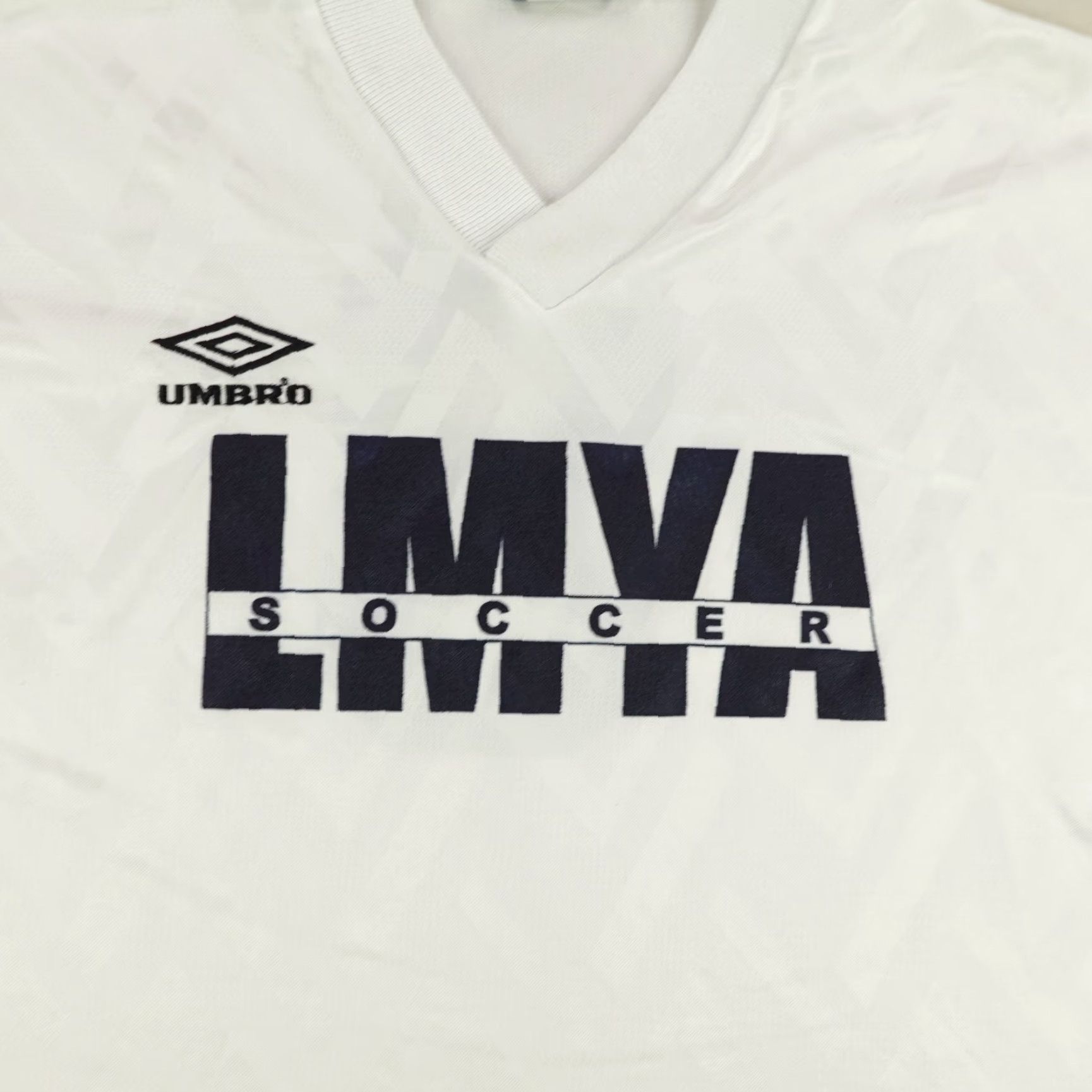 Umbro VINTAGE Umbro Jersey Shirt White Diamond 90s Soccer USA L Mens Size US L / EU 52-54 / 3 - 2 Thumbnail