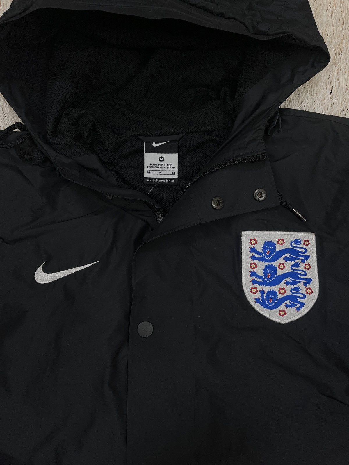 Vintage Vintage Nike England Soccer Jacket Size US L / EU 52-54 / 3 - 5 Thumbnail