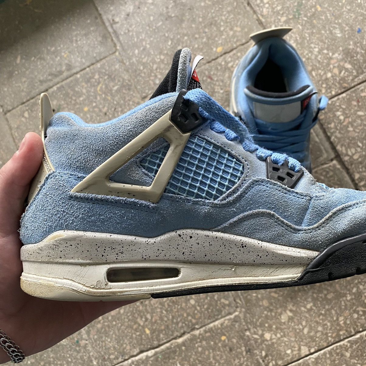 Jordan Brand × Nike Nike Air Jordan 4 University Blue 408452-400 OG Retro Size US 6.5 / EU 39-40 - 8 Thumbnail