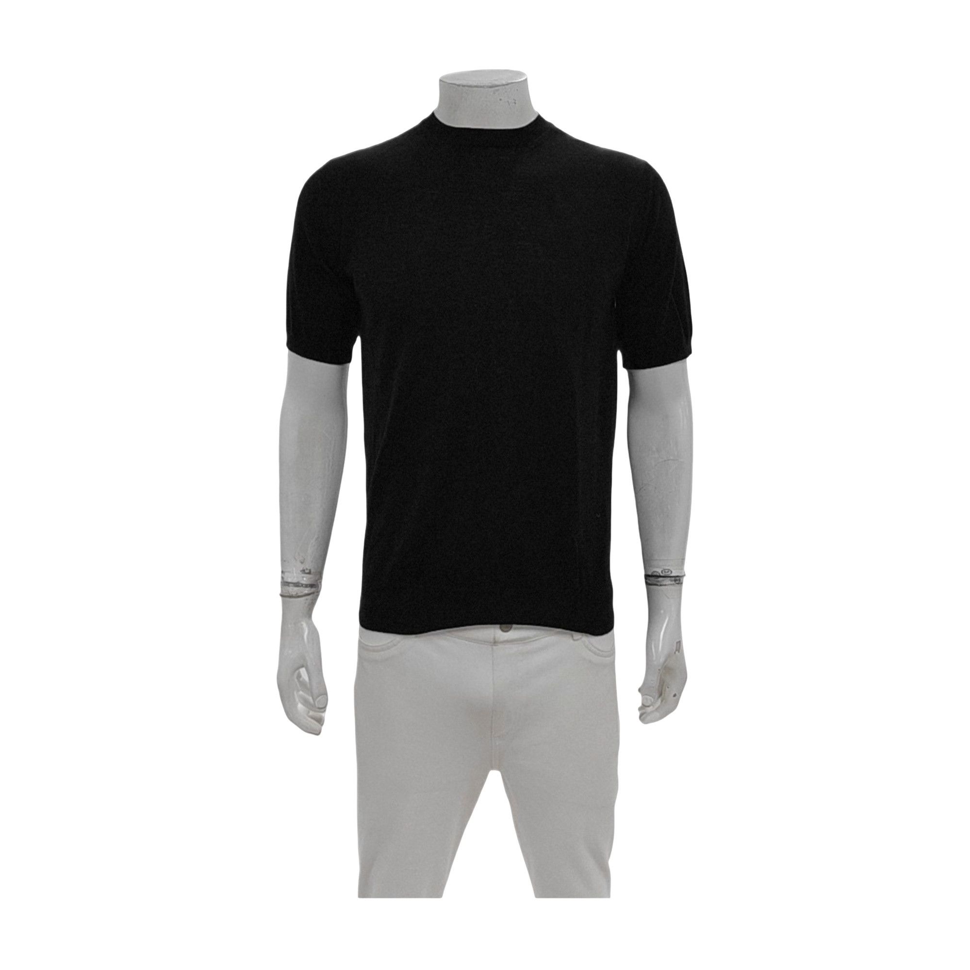 Prada Prada Virgin Wool Short Sleeve T-Shirt Size 48 Size US M / EU 48-50 / 2 - 1 Thumbnail