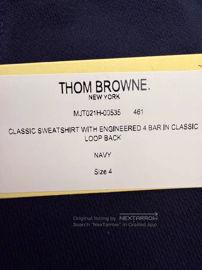 Thom Browne Thom Browne Classic four-striped sweater Size US XL / EU 56 / 4 - 7 Thumbnail