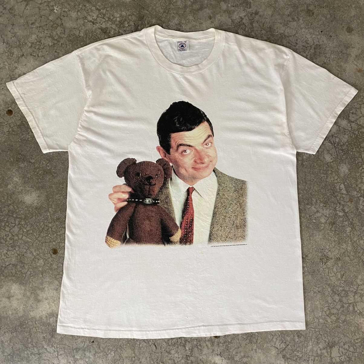 Vintage Vintage 1997 Mr. Bean Teddy Bear Delta T-shirt Size US XL / EU 56 / 4 - 2 Thumbnail