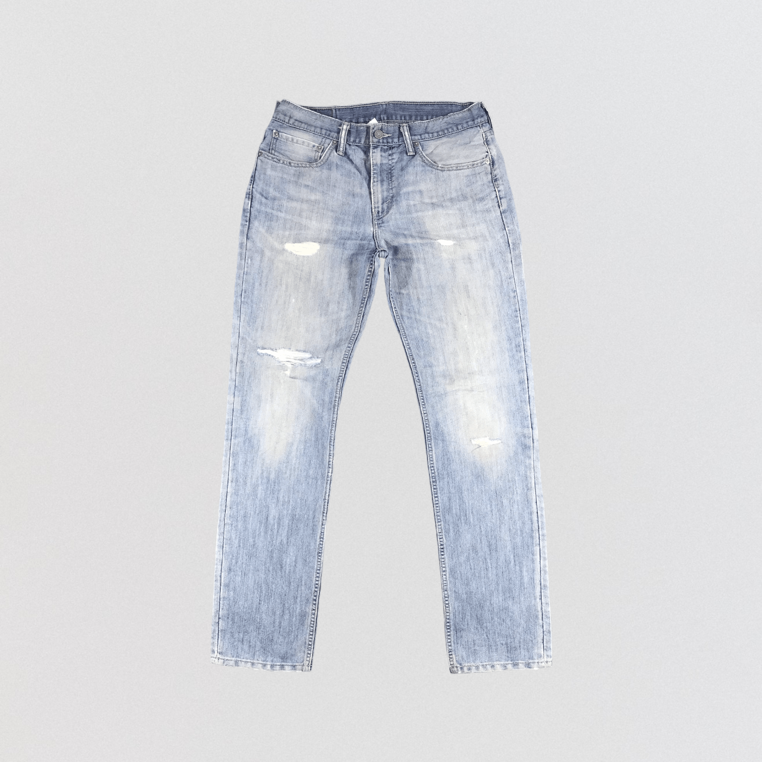 Levi's Vintage Distress Light Wash Levis 511 Jeans-JM1166 Size US 34 / EU 50 - 1 Thumbnail