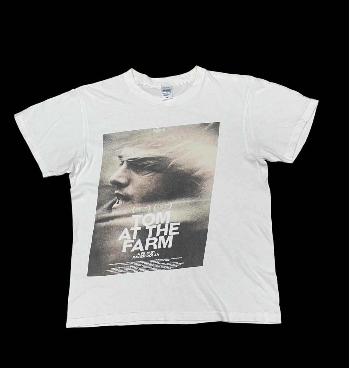 image of Movie Best Offertom At The Farm A Film By Xavier Dolan Tshirt in White, Men's (Size Medium)