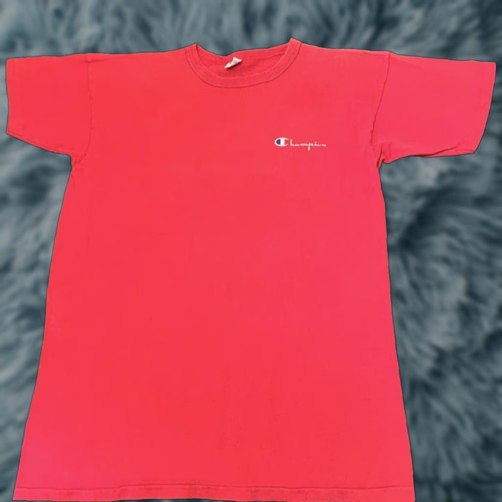 Champion VINTAGE Champion Classic Logo Spell Out VTG Shirt Mens Size L Red 80s USA Made Logo 1980s Mens Size US L / EU 52-54 / 3 - 1 Thumbnail