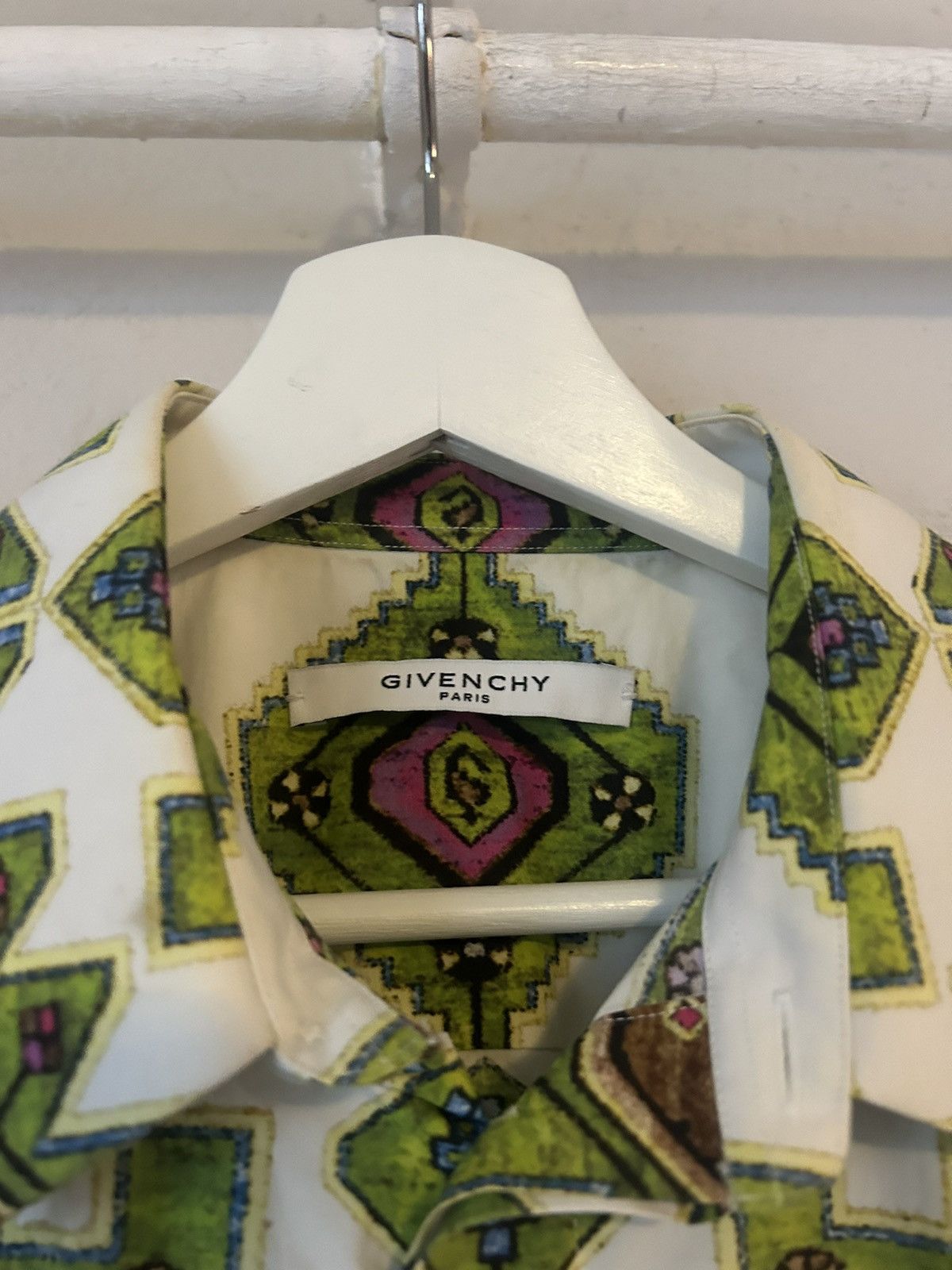 Givenchy Kaleidoscope Tapestry Print Button-Up Shirt Size US M / EU 48-50 / 2 - 8 Thumbnail