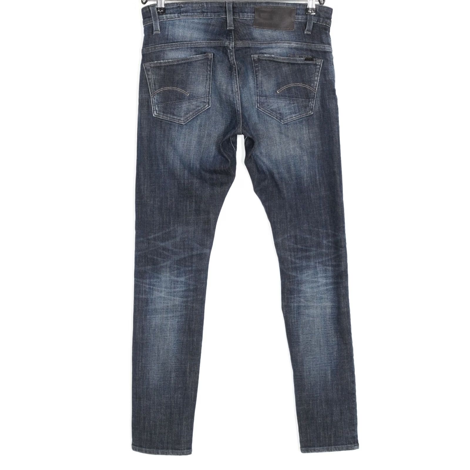 G-Star G-Star 3301 SUPER SLIM Stretch Jeans Men 32W 32L Blue Regular Denim Slim Jeans Mens Size US 32 / EU 48 - 2 Thumbnail