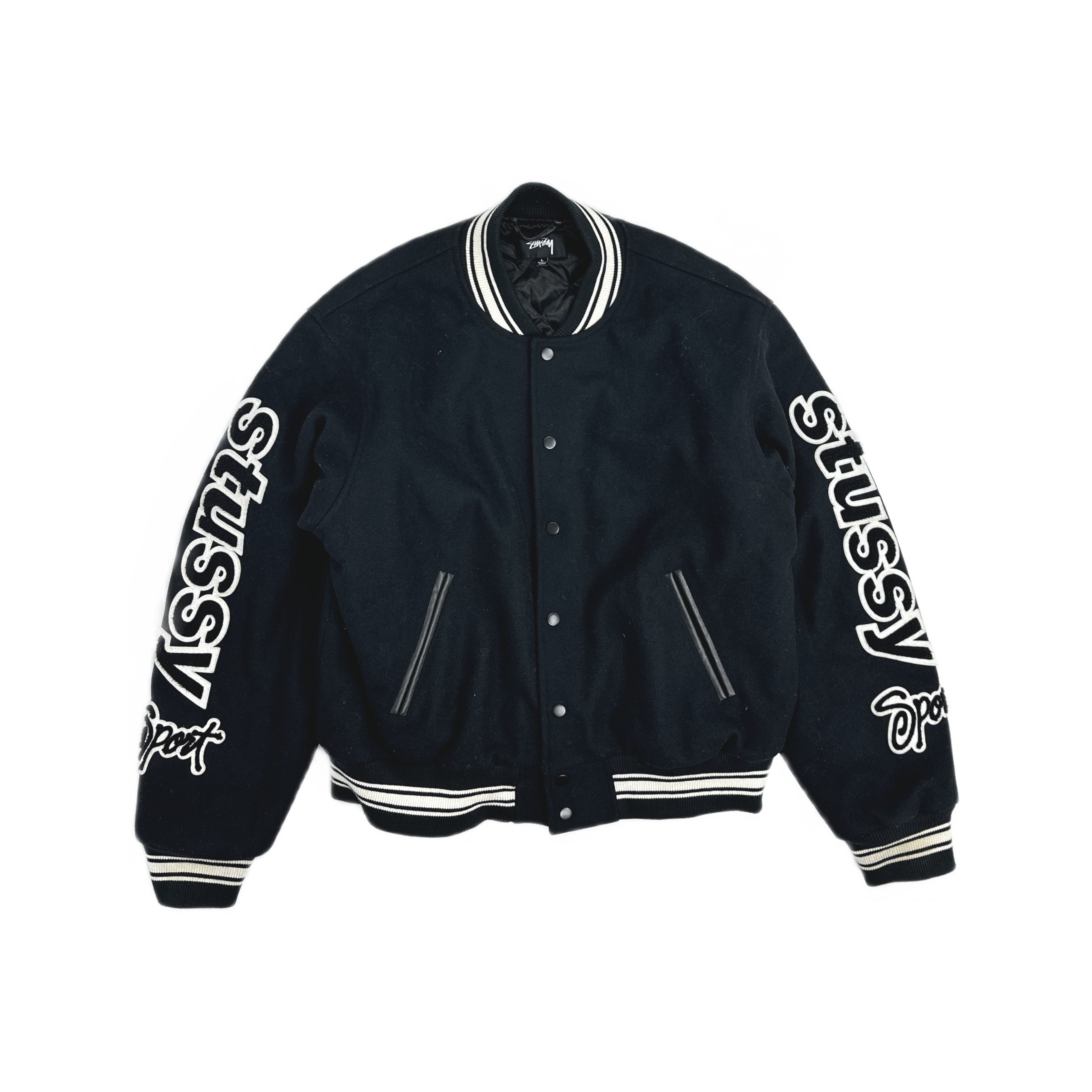 Stussy stussy ss link varsity jacket | Grailed