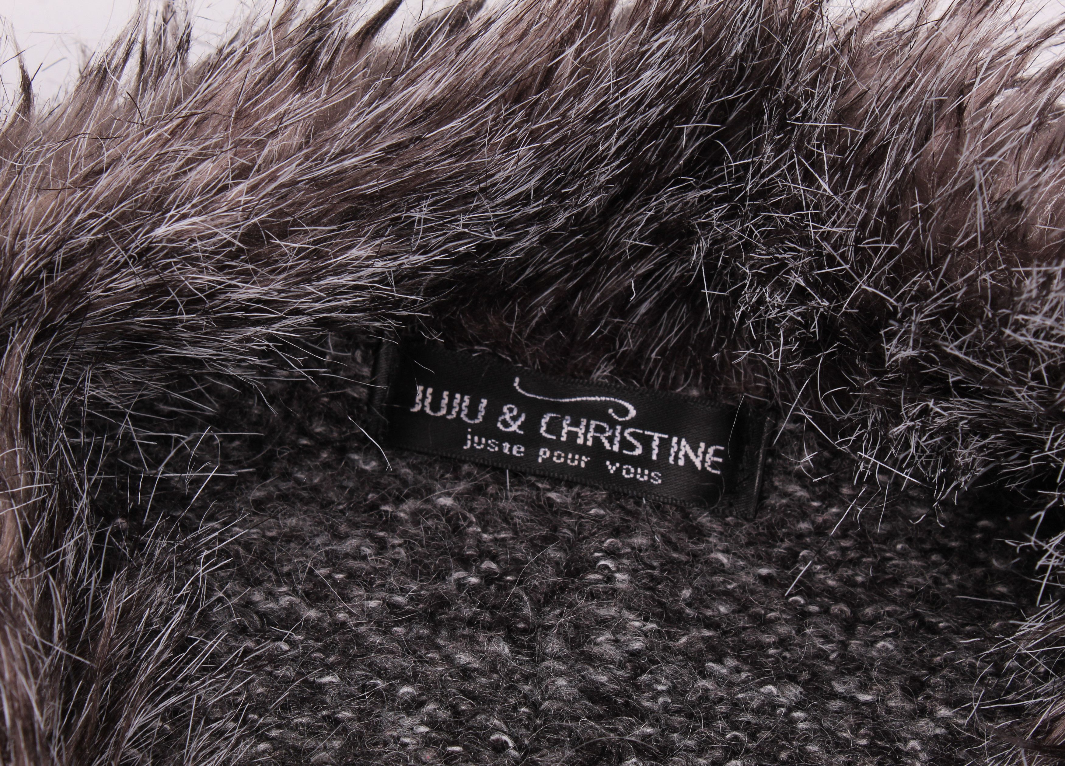 Vintage Vintage Juju & Christine French Grunge Faux Fur Cardigan Size M / US 6-8 / IT 42-44 - 3 Thumbnail