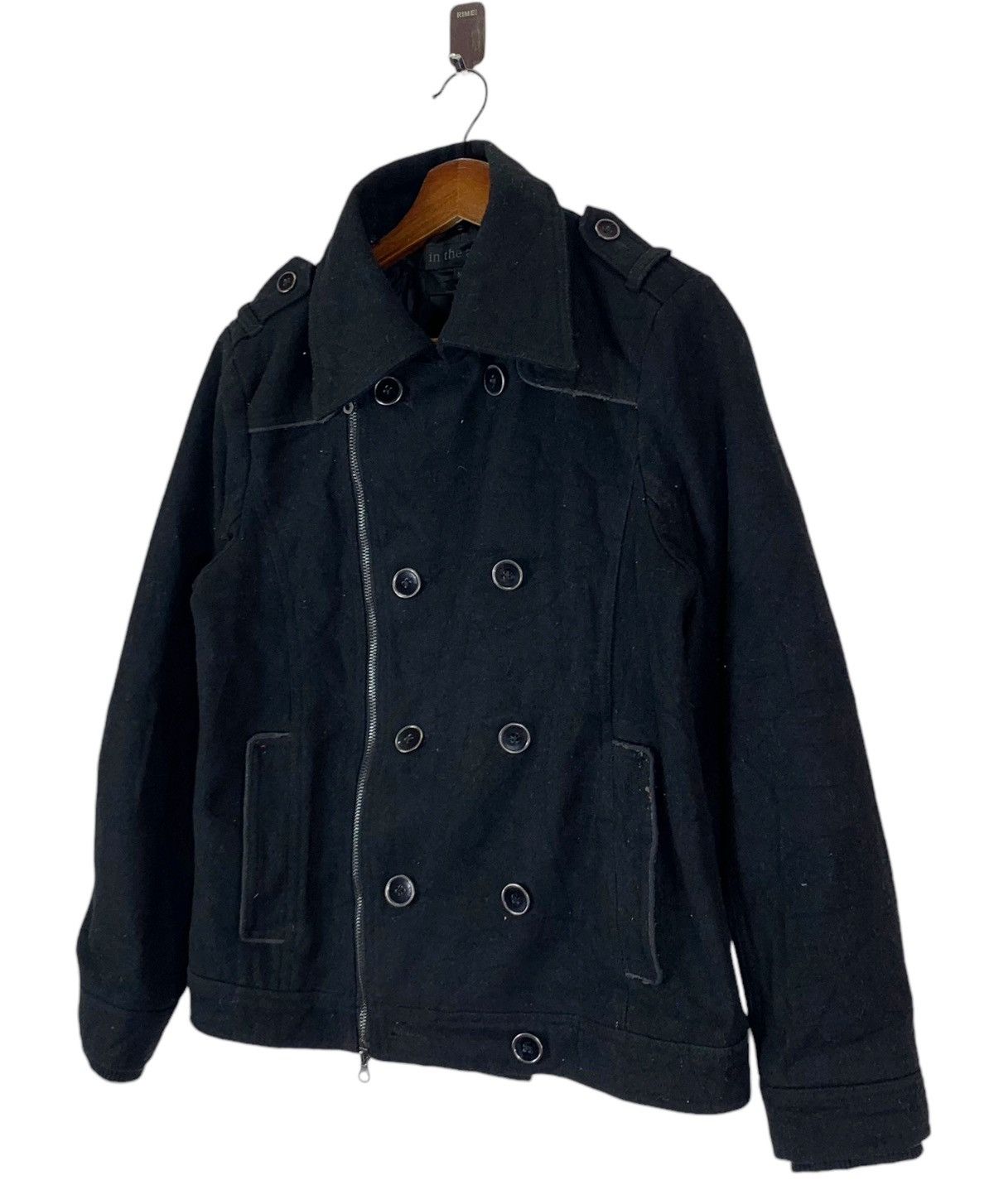 In The Attic × Japanese Brand 🔥🔥 VINTAGE IN THE ATTICS DOUBLE COLLAR BIKER JACKET Size US M / EU 48-50 / 2 - 2 Thumbnail