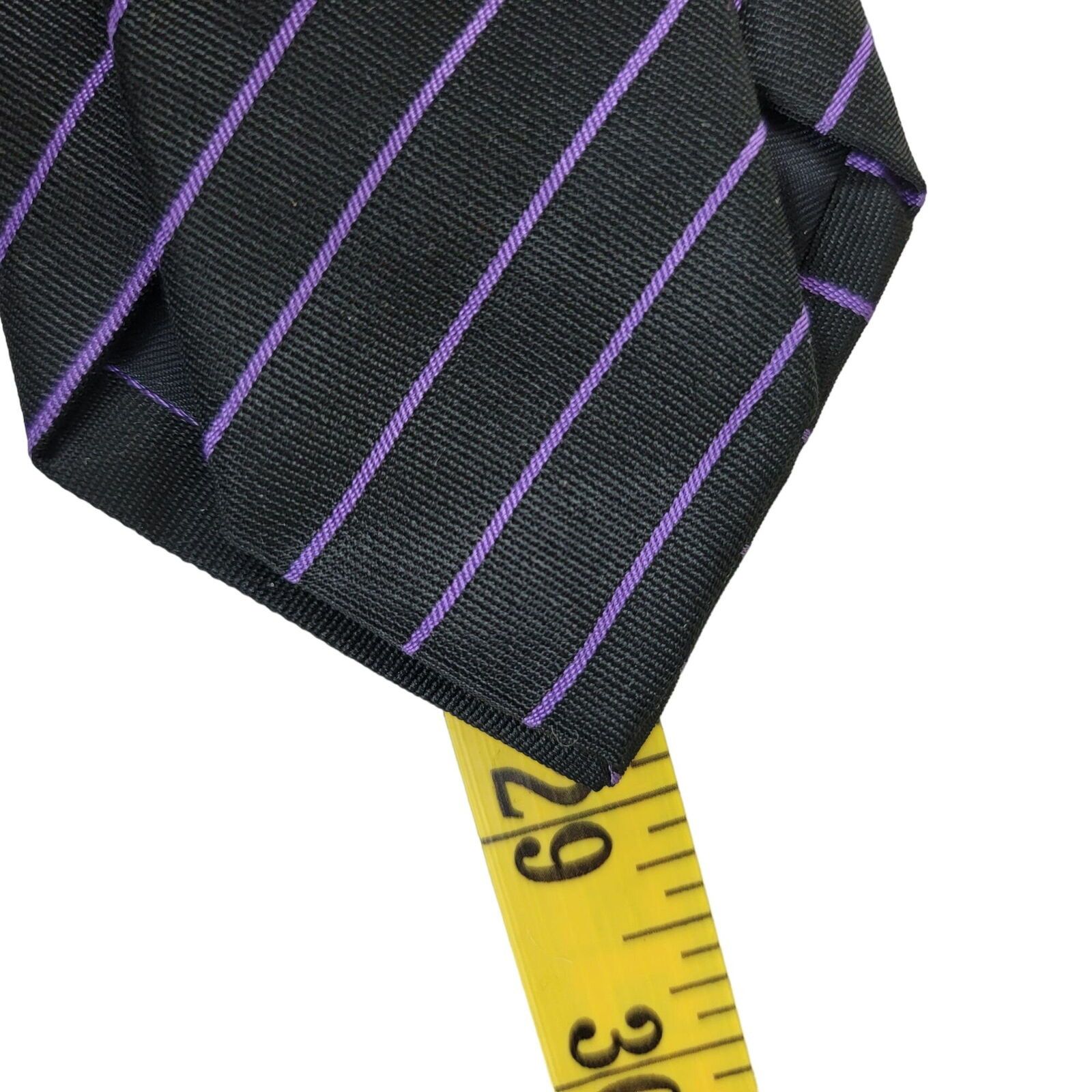 Ralph Lauren Ralph Lauren Purple Label Silk Repp Knit 3" Slim Neck Tie Size ONE SIZE - 10 Thumbnail