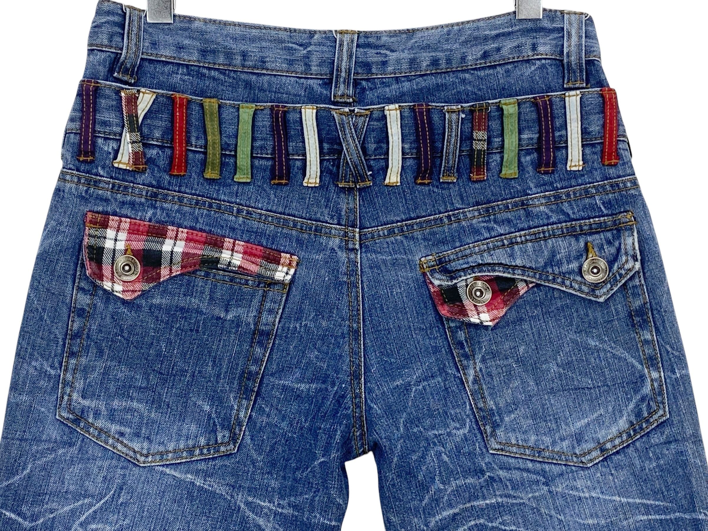Japanese Brand Nylaus Short Jeans Distressed Denim Size US 32 / EU 48 - 5 Thumbnail