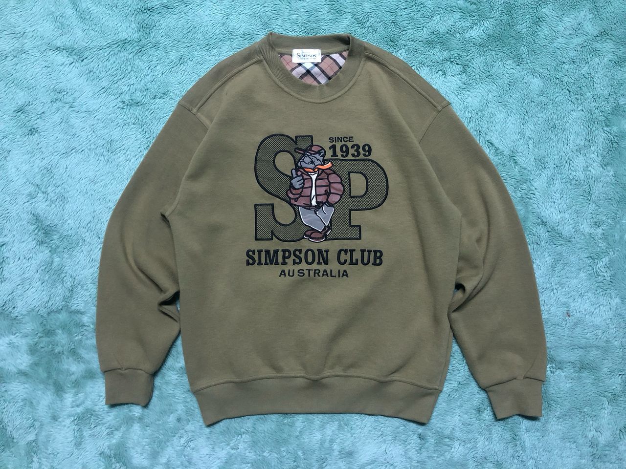 Vintage VINTAGE SIMPSON CLUB AUSTRALIA SWEATSHIRT EMBROIDERED PRINT Size US M / EU 48-50 / 2 - 1 Thumbnail