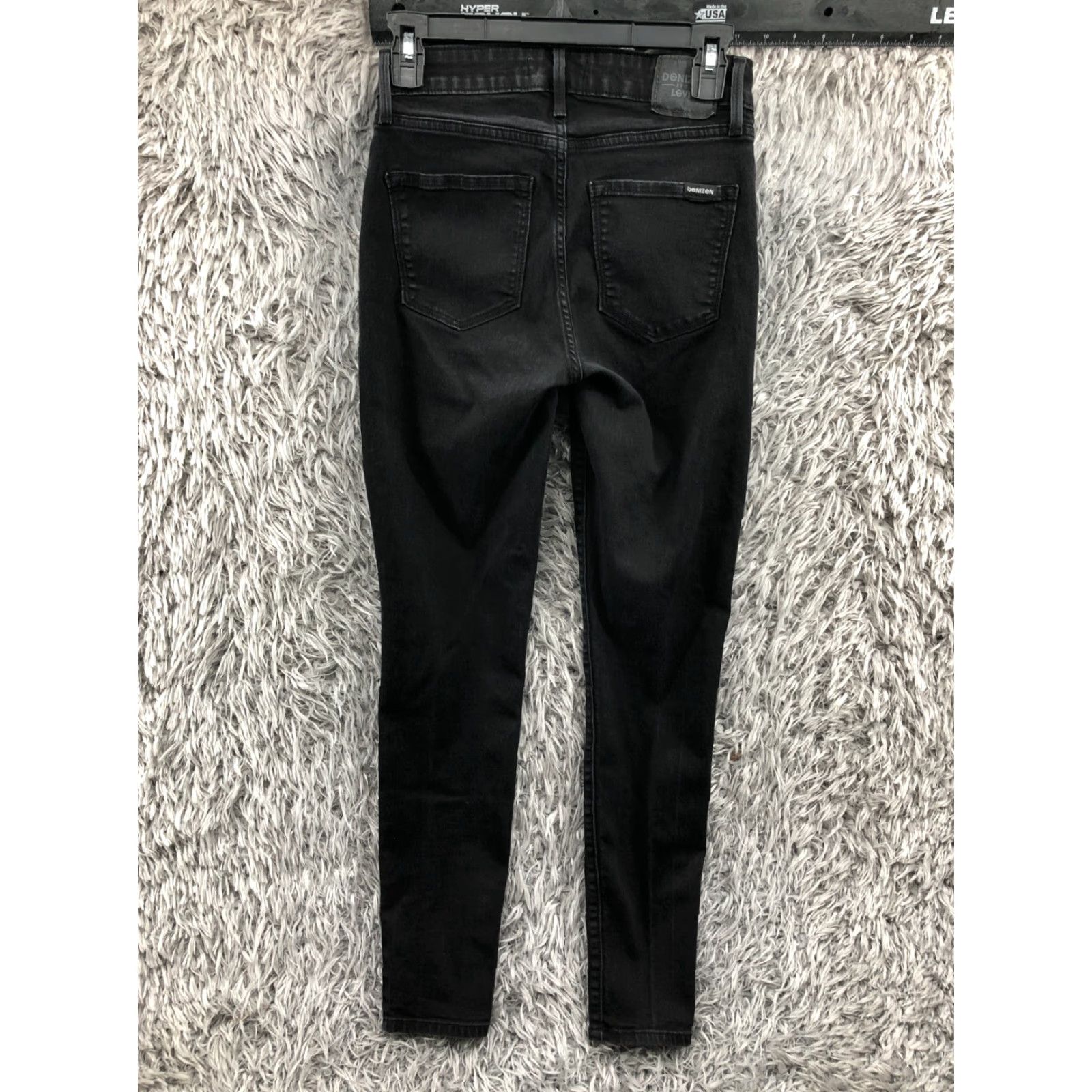 Denizen Denizen High Rise Skinny Jeans Womens Dark Wash Black Size 2 Size 26" / US 2 / IT 38 - 5 Thumbnail