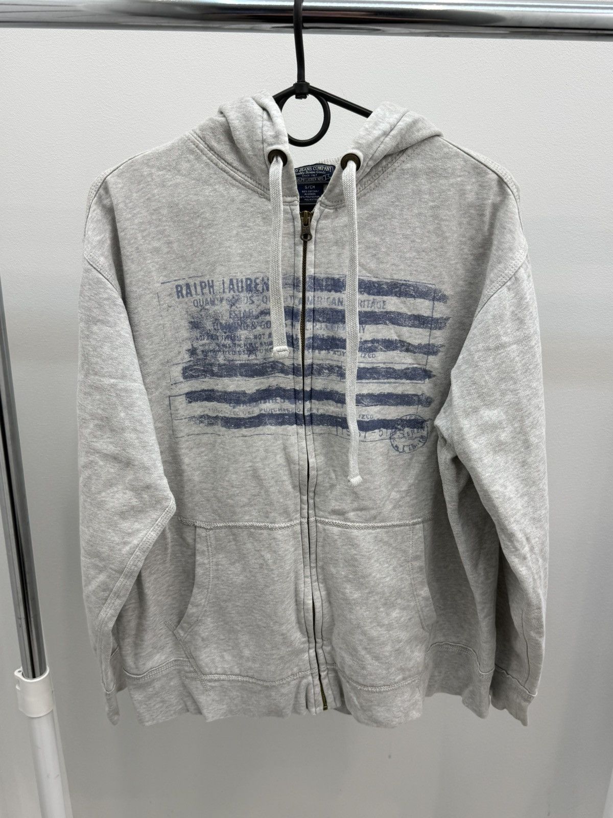 Polo Ralph Lauren Polo Ralph Lauren Zip Hoodie With An American Flag Size US S / EU 44-46 / 1 - 1 Thumbnail