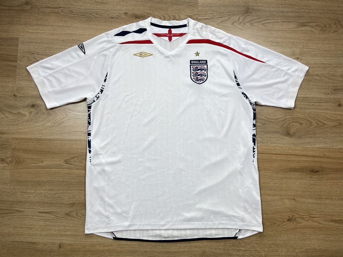 Umbro England 2007-2009 Home Shirt Umbro Soccer Jersey Size 3XL Size US XXL / EU 58 / 5 - 1 Thumbnail