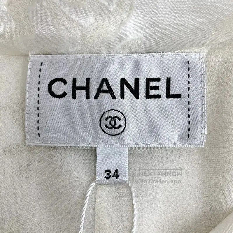 Chanel Chanel Beig Silk Women's Jacket . Size XXS / US 00 / IT 34 - 6 Thumbnail