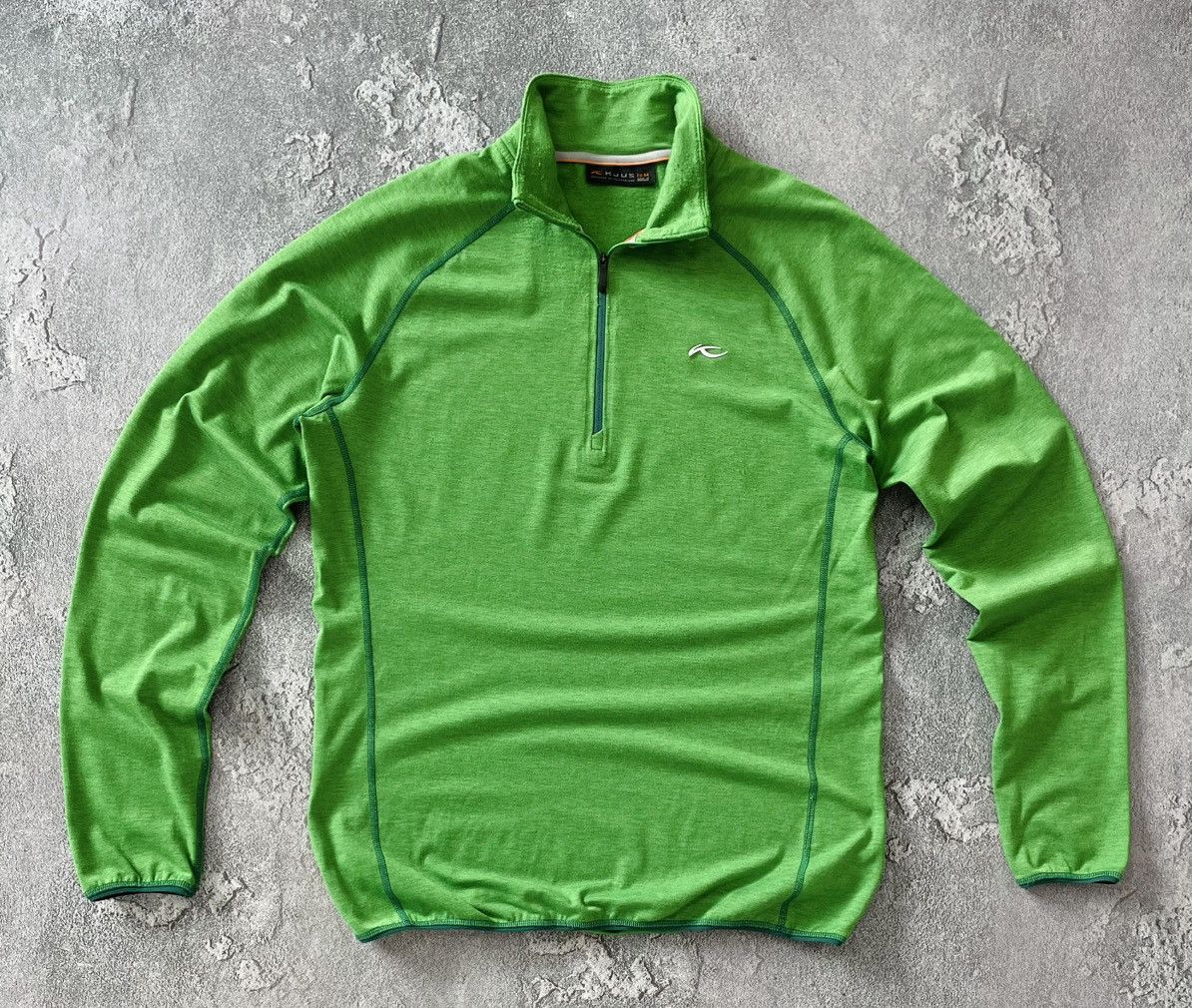 KJUS KJUS Trace Half-Zip Men’s Green Pullover Long Sleeve L Size Size US L / EU 52-54 / 3 - 1 Thumbnail