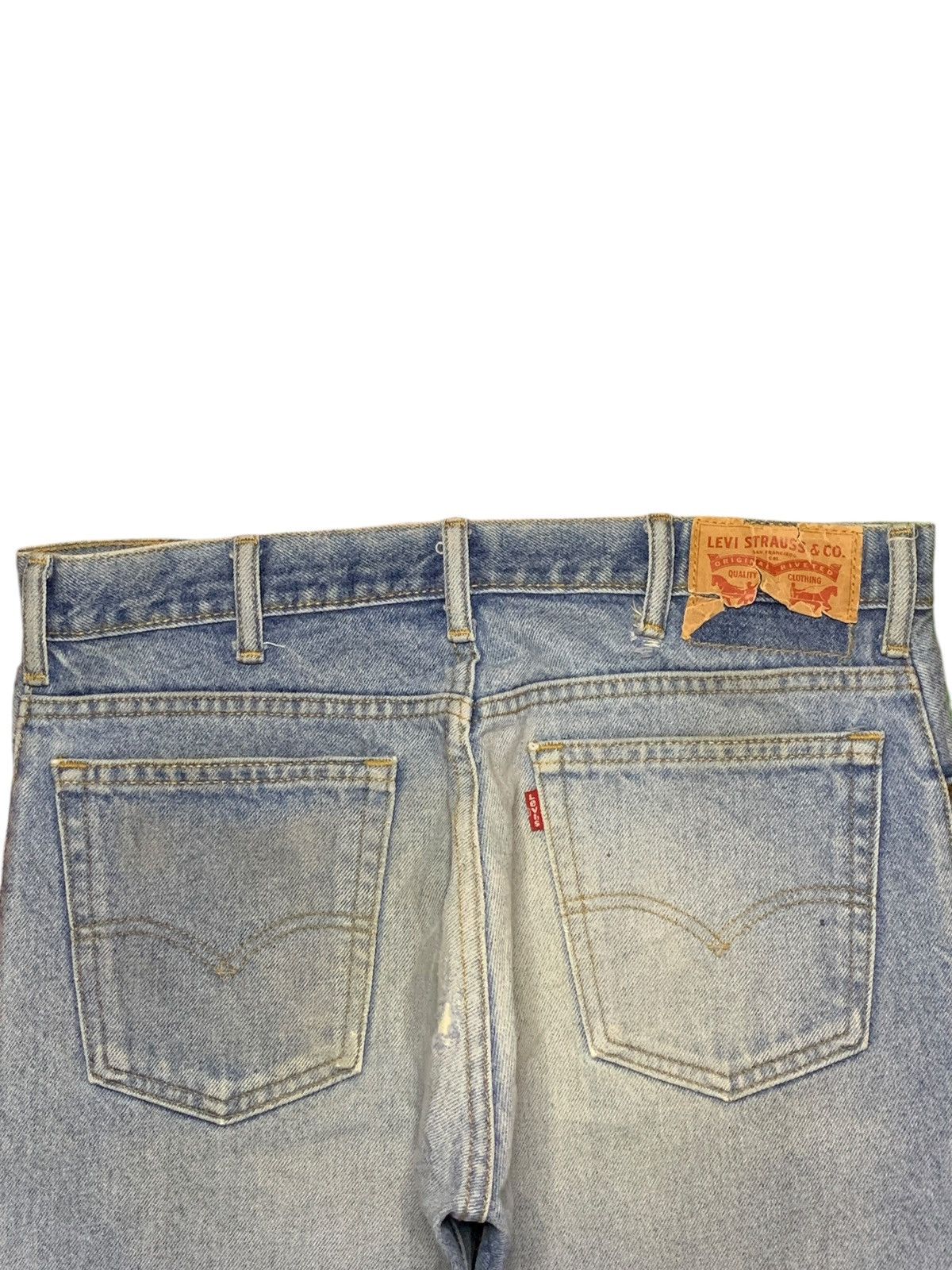 Levi's Vintage 90s Levis 517 Bootcut Blue Denim Style Jeans Size US 35 - 8 Thumbnail