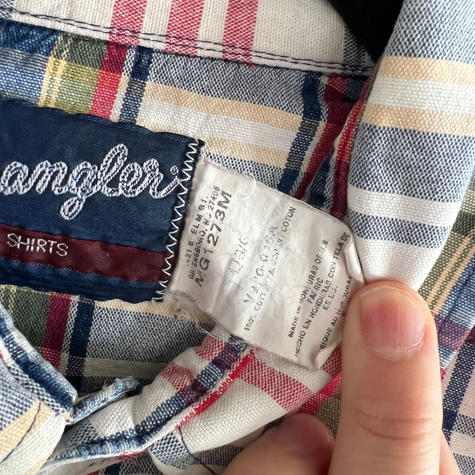 Wrangler VTG Wrangler Plaid Denim Weight Pearl Snap Shirt L 25x31 Size US L / EU 52-54 / 3 - 4 Thumbnail