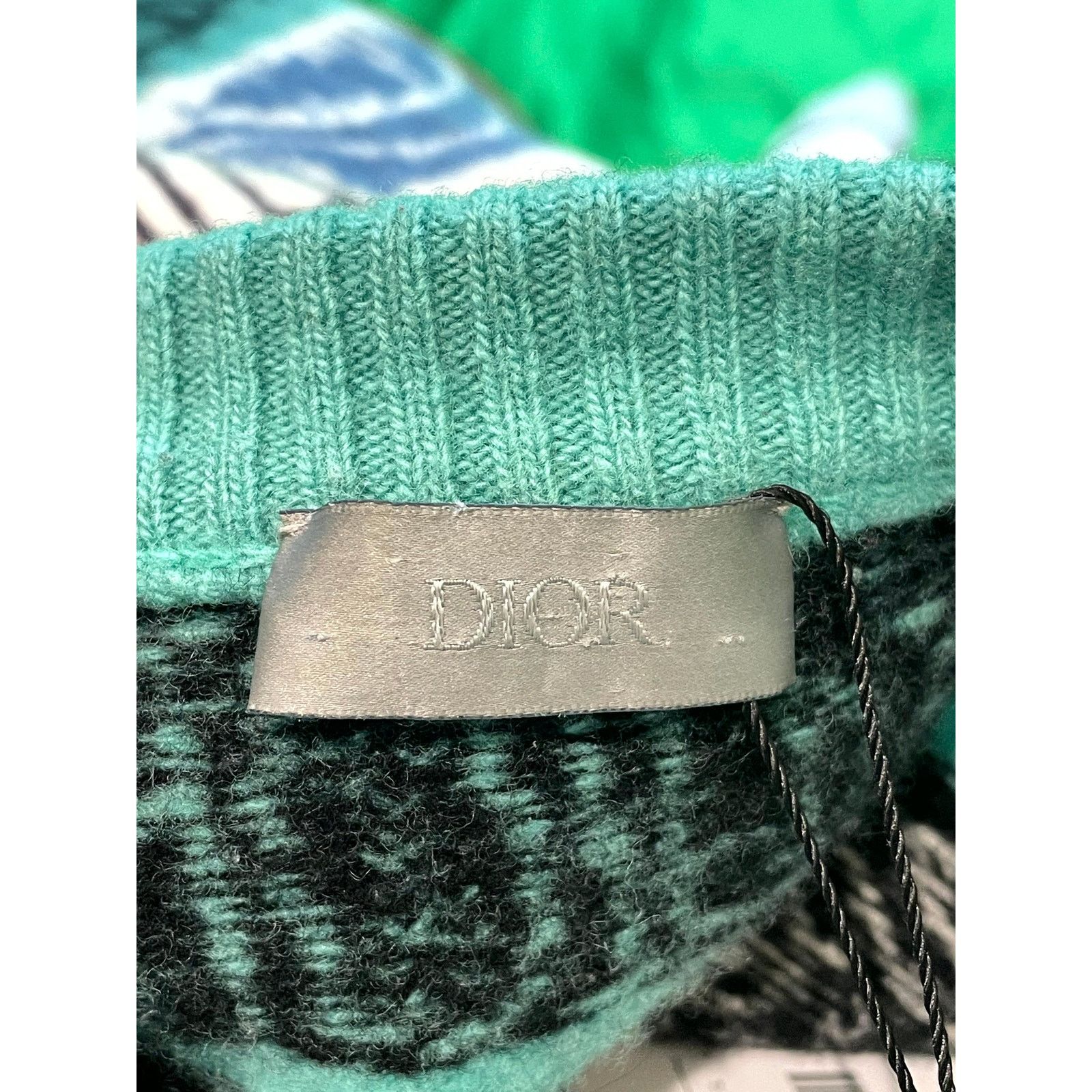 Dior Dior Stussy Mohair Multicolor Crewneck Sweater Size XL / US 12-14 / IT 48-50 - 4 Thumbnail