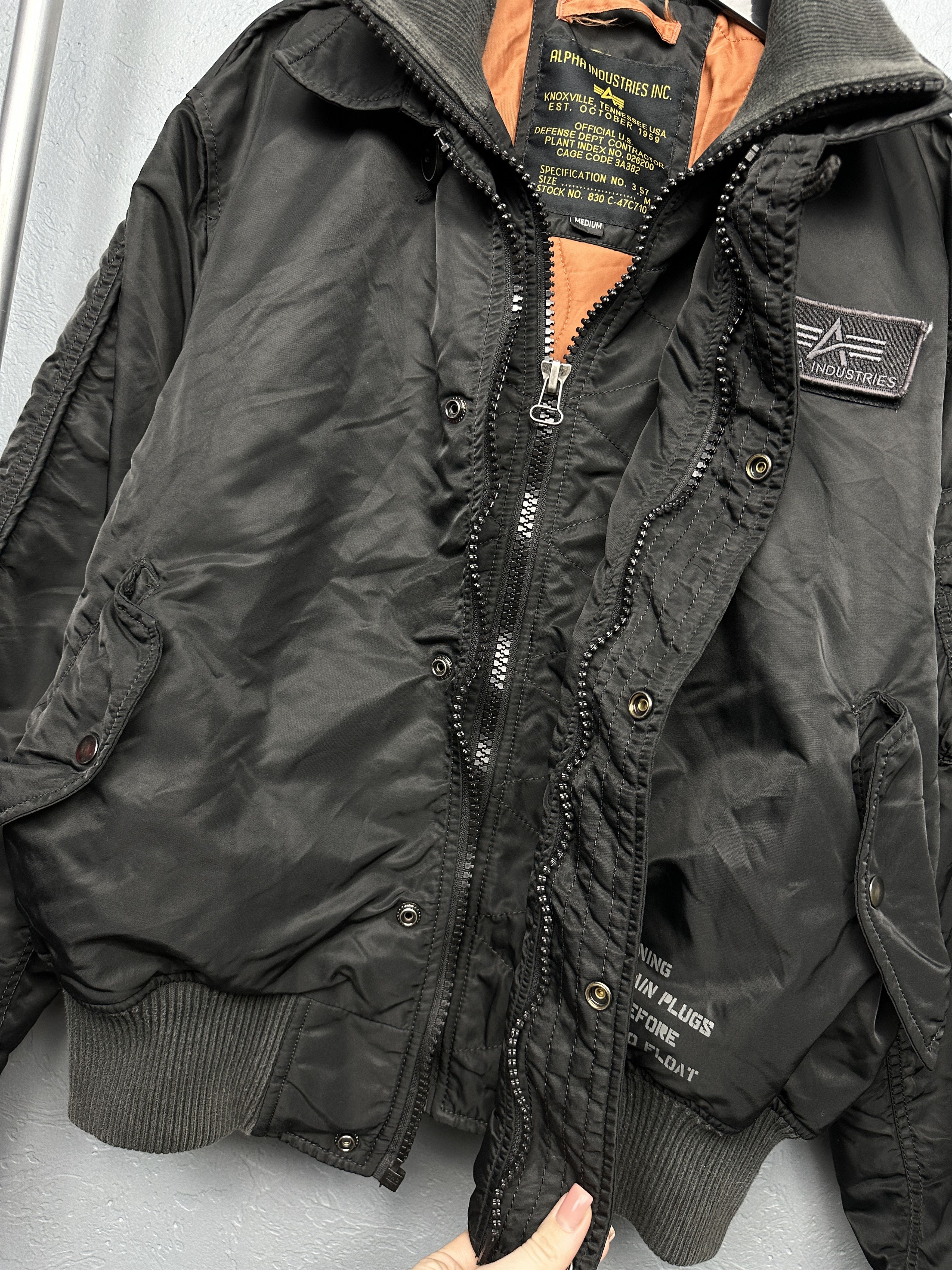 Alpha Industries Alpha Industries Flight Pilot Nylon Bomber Jacket USA Size US M / EU 48-50 / 2 - 8 Thumbnail